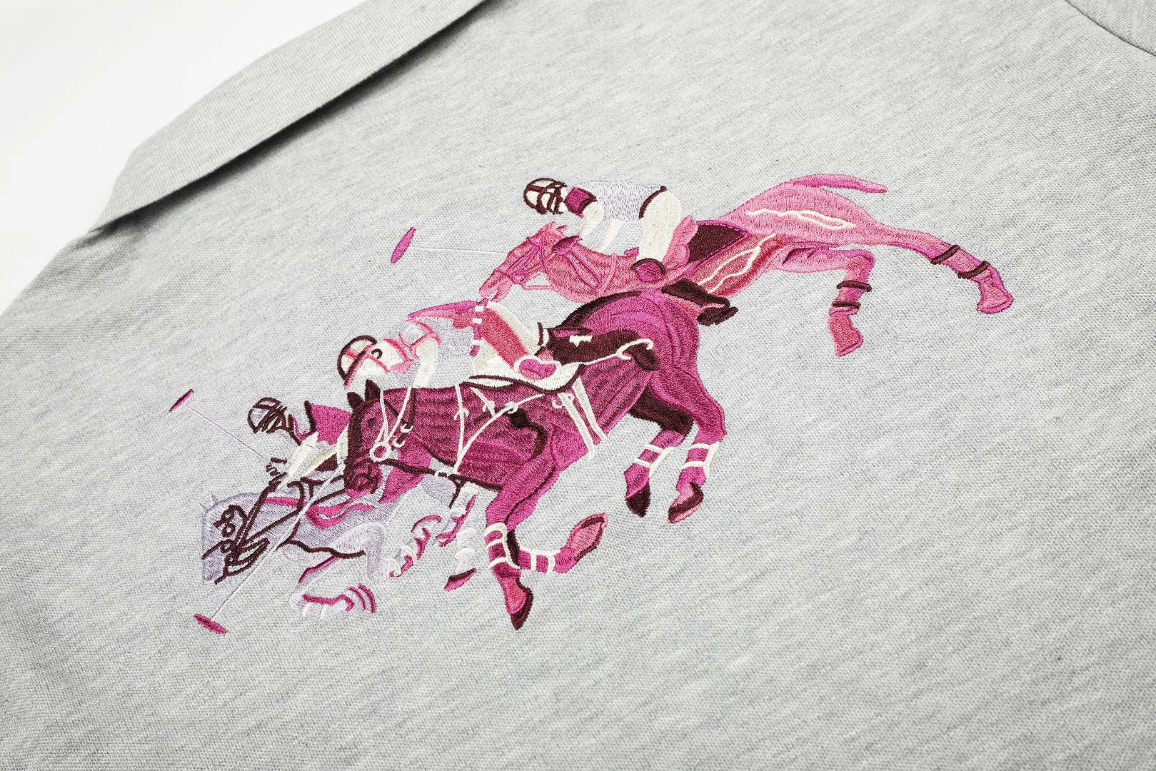 Ralph Lauren Custom Slim Fit Triple-Pony Polo Shirt