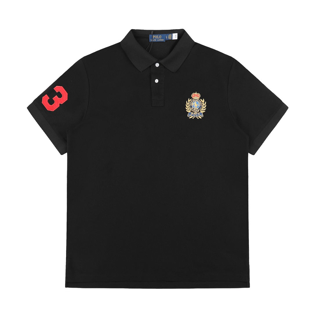 Ralph Lauren Custom Slim Fit Triple-Pony Polo Shirt