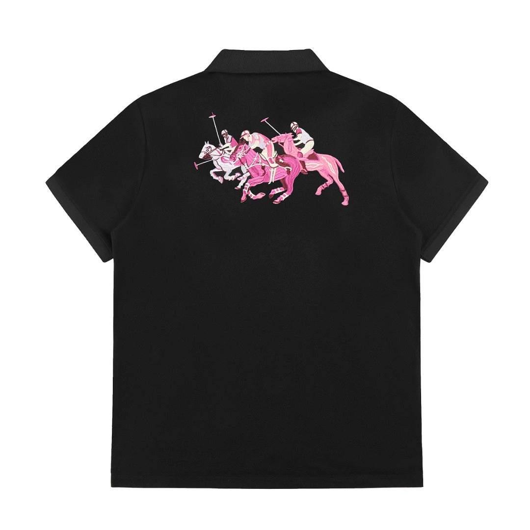Ralph Lauren Custom Slim Fit Triple-Pony Polo Shirt