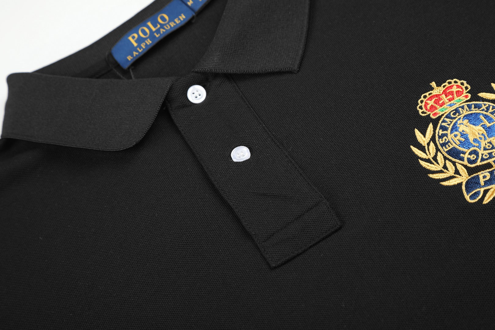 Ralph Lauren Custom Slim Fit Triple-Pony Polo Shirt
