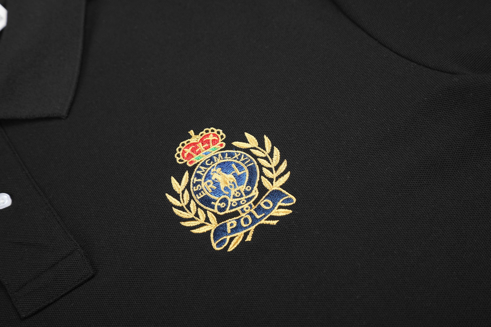 Ralph Lauren Custom Slim Fit Triple-Pony Polo Shirt