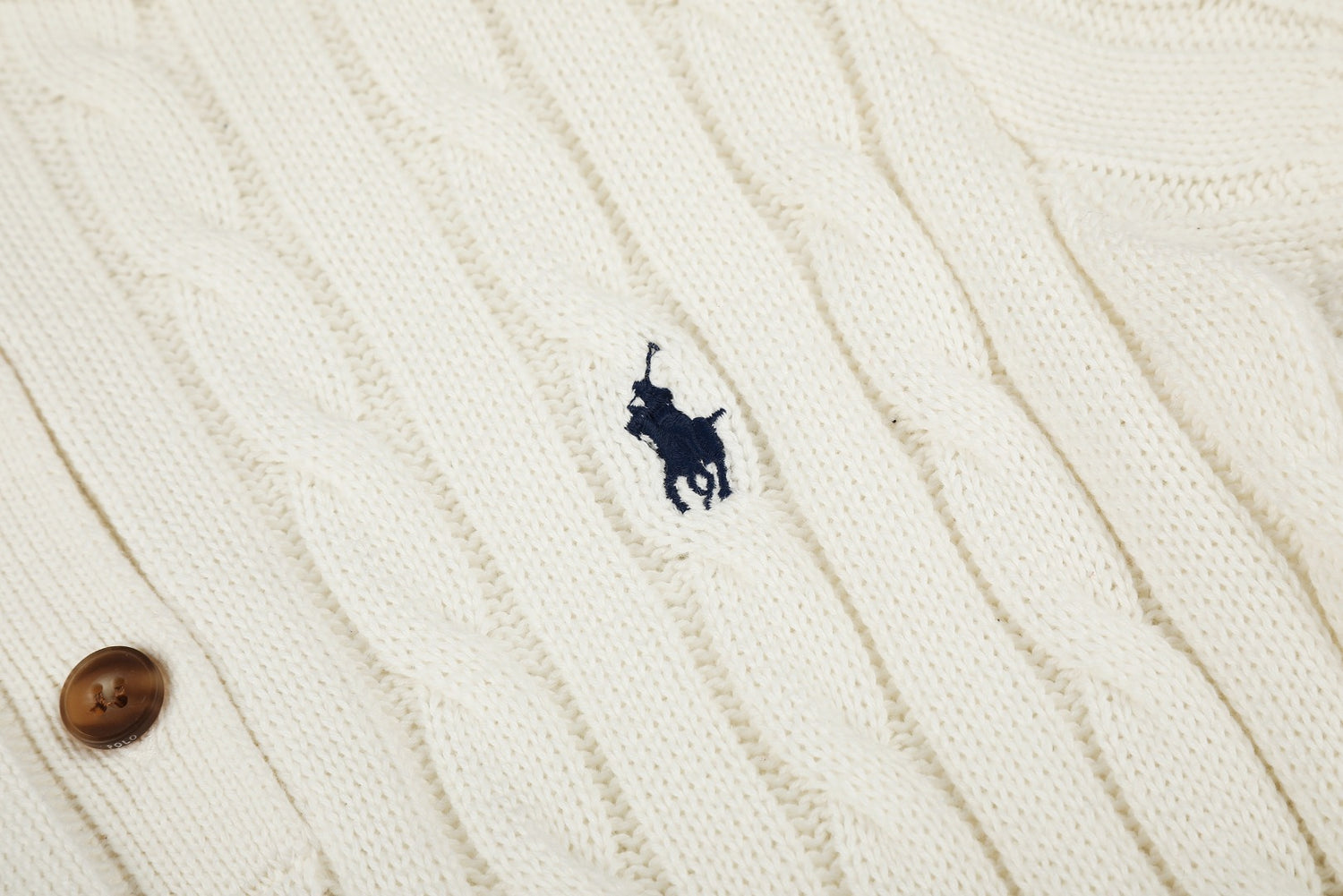 Ralph Lauren Cable-Knit Cotton Short-Sleeve Dress