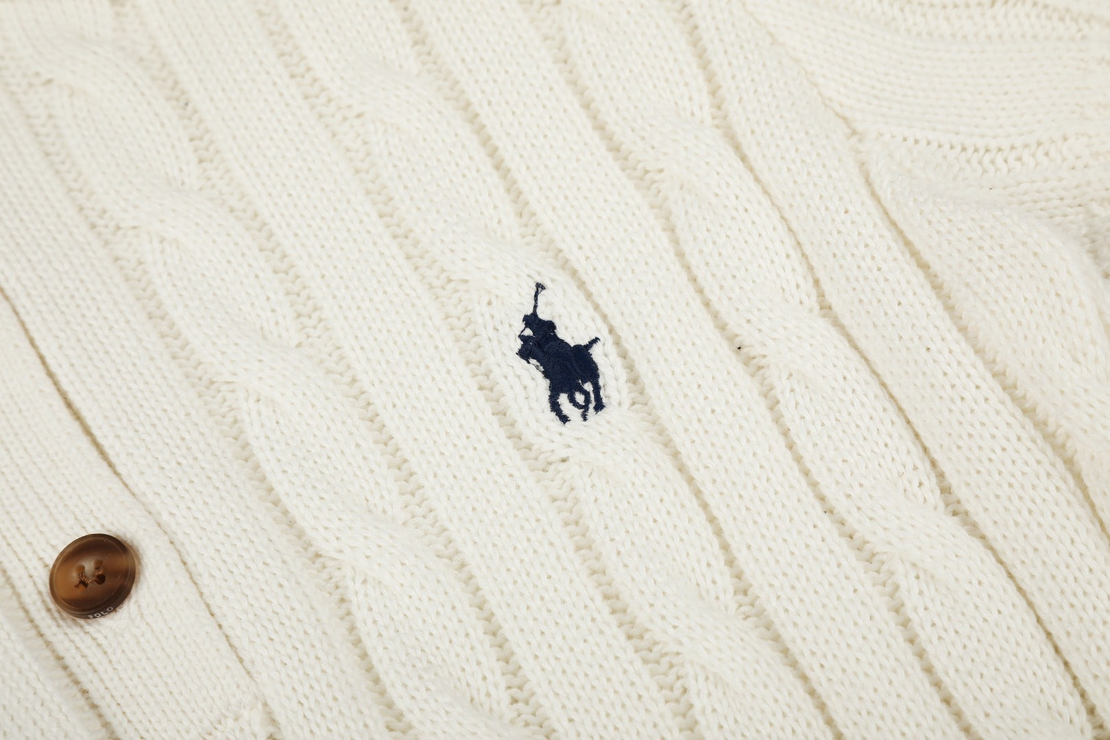 Ralph Lauren Cable-Knit Cotton Short-Sleeve Dress