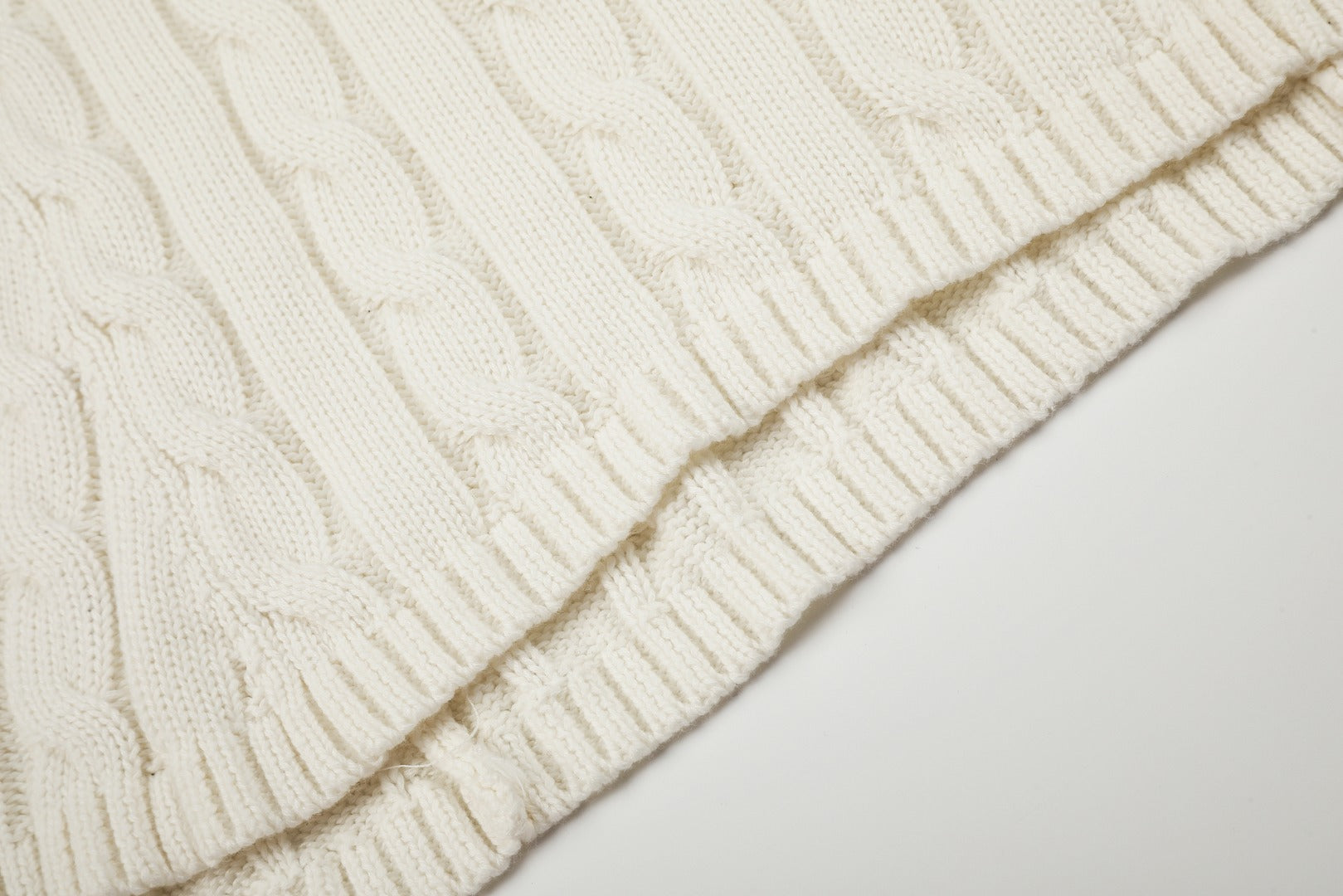 Ralph Lauren Cable-Knit Cotton Short-Sleeve Dress