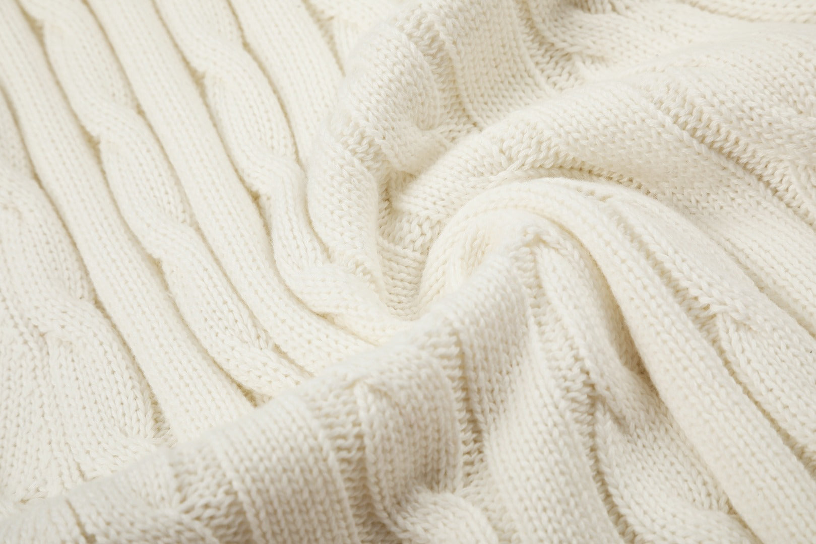 Ralph Lauren Cable-Knit Cotton Short-Sleeve Dress