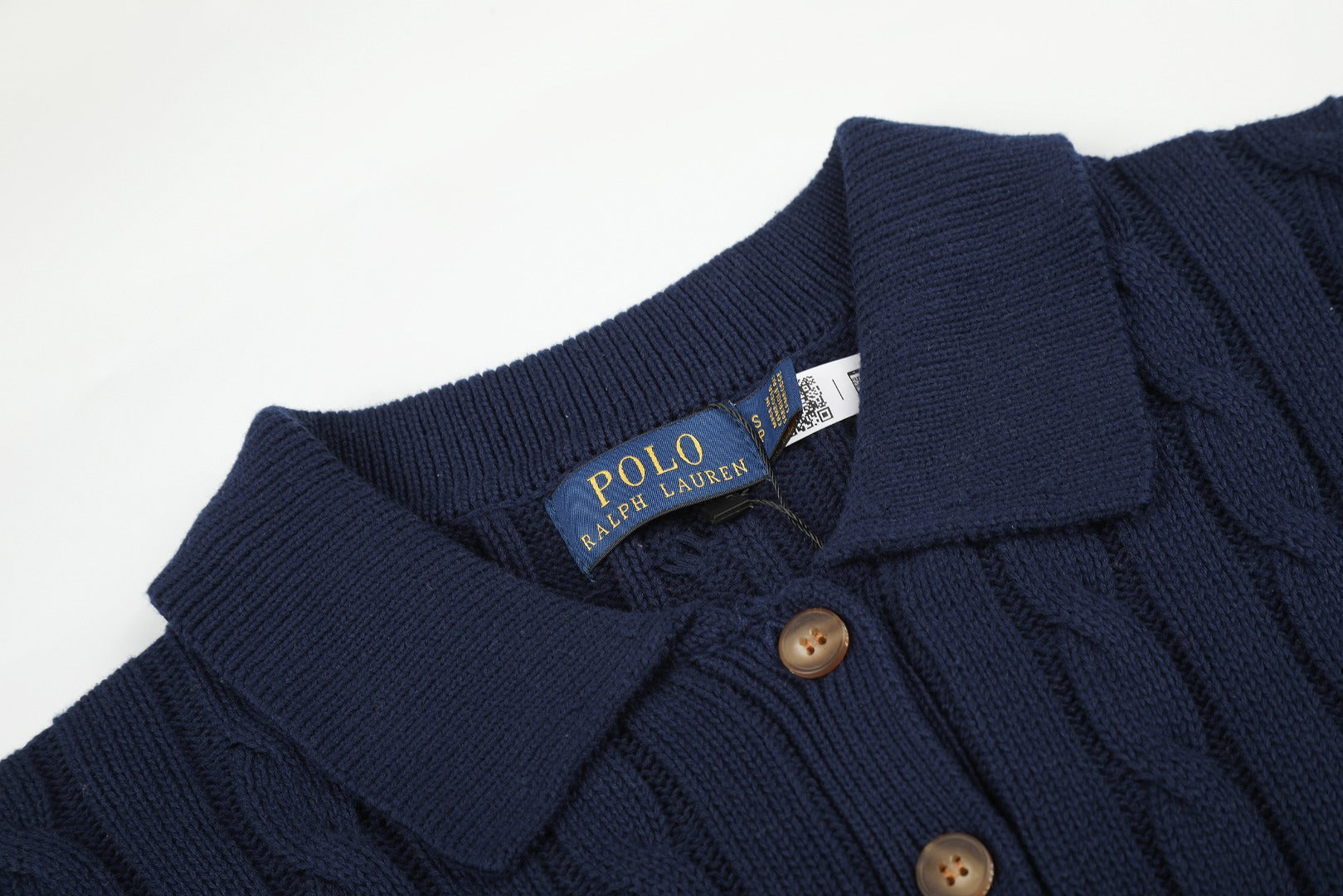 Ralph Lauren Cable-Knit Cotton Short-Sleeve Dress