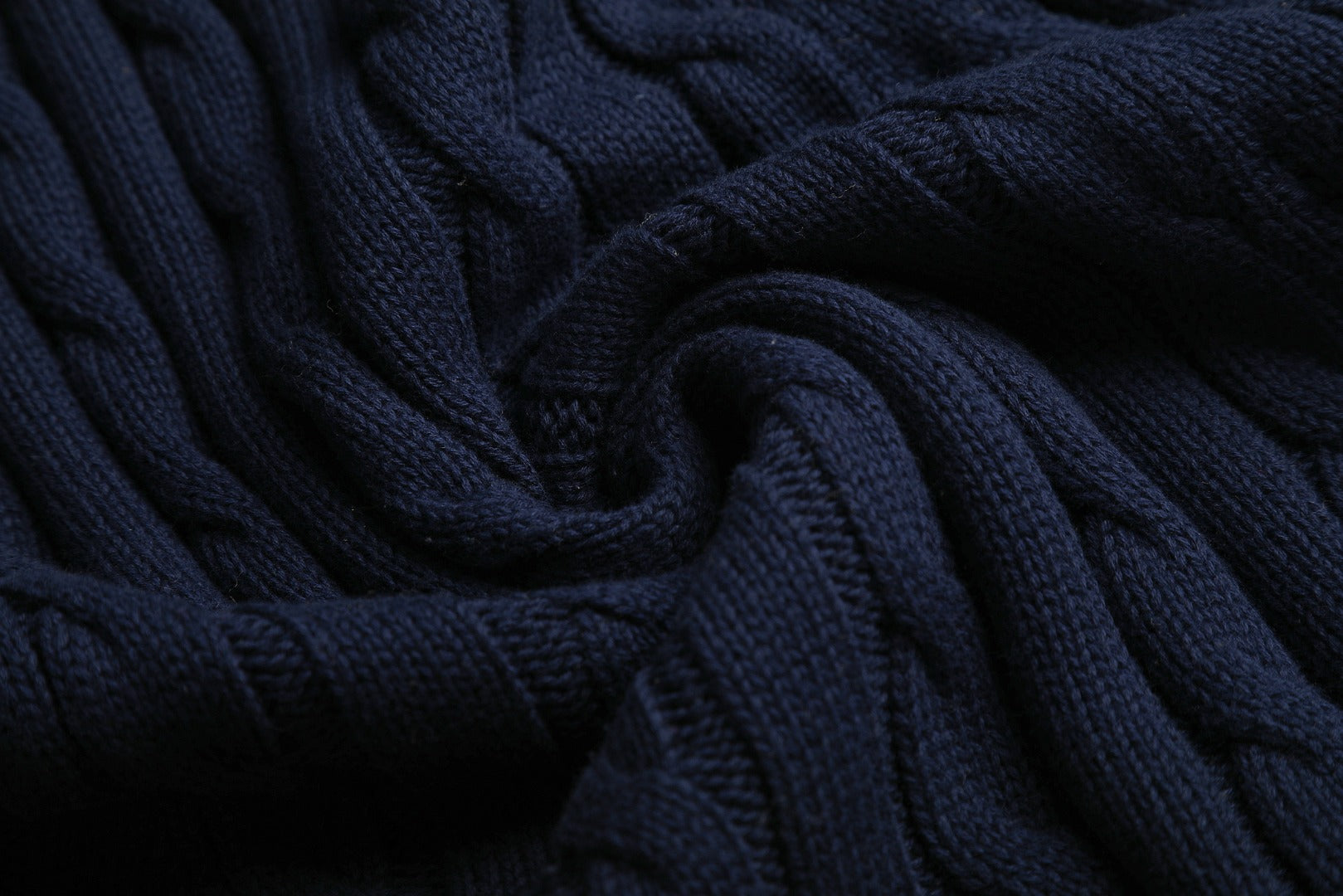 Ralph Lauren Cable-Knit Cotton Short-Sleeve Dress