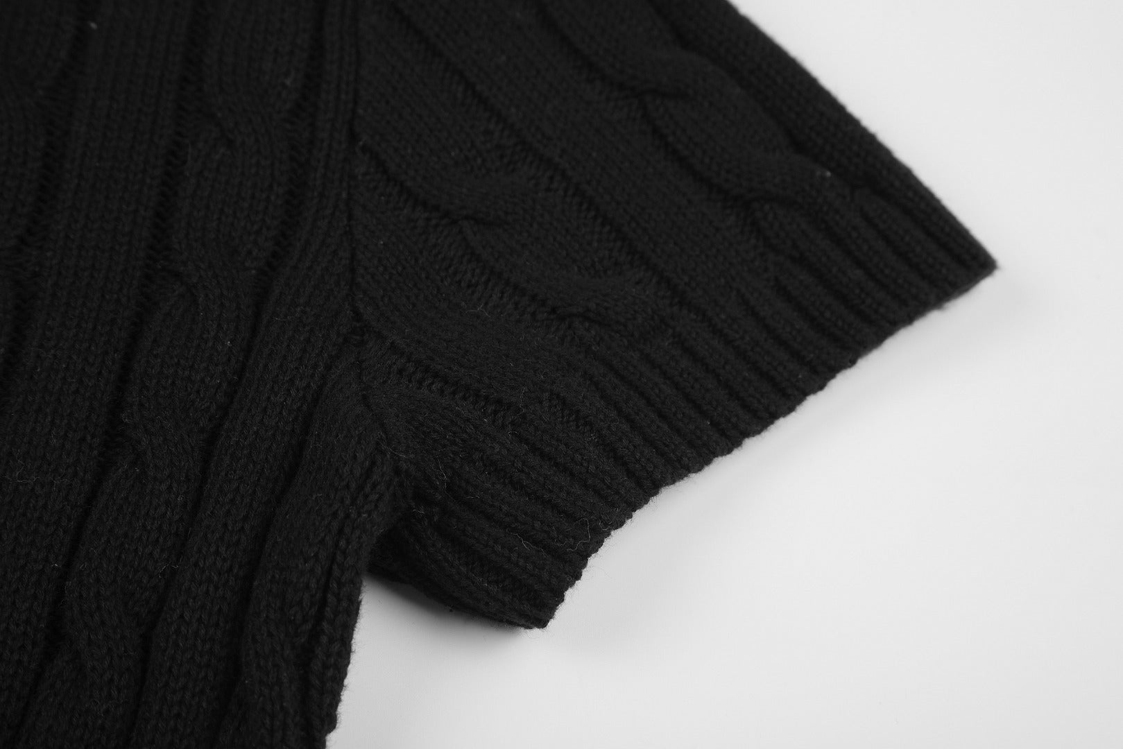 Ralph Lauren Cable-Knit Cotton Short-Sleeve Dress
