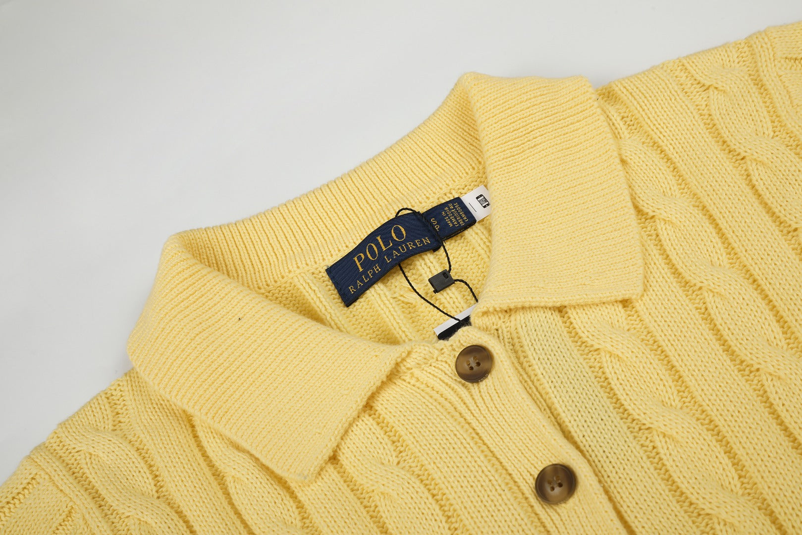 Ralph Lauren Cable-Knit Cotton Short-Sleeve Dress
