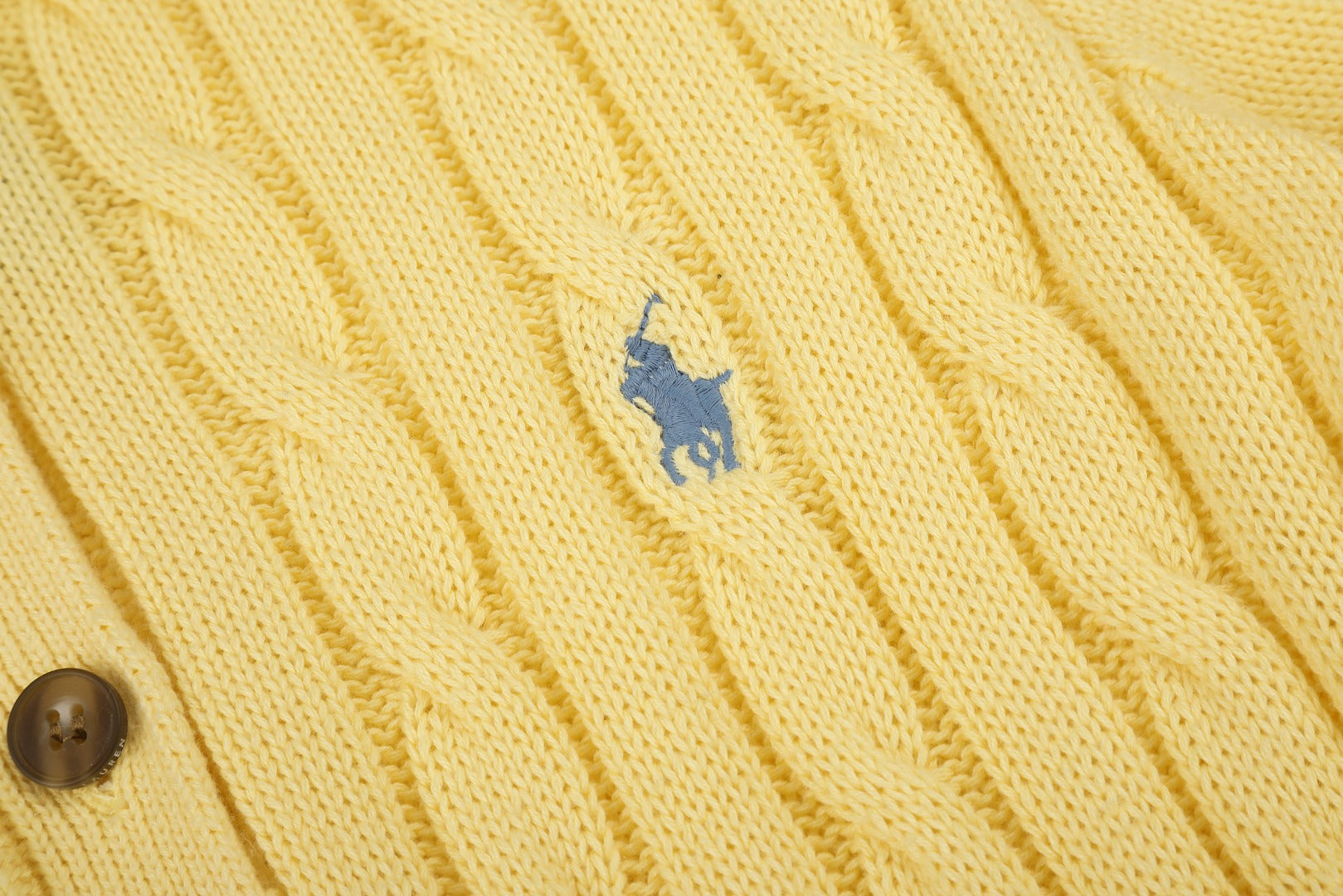 Ralph Lauren Cable-Knit Cotton Short-Sleeve Dress