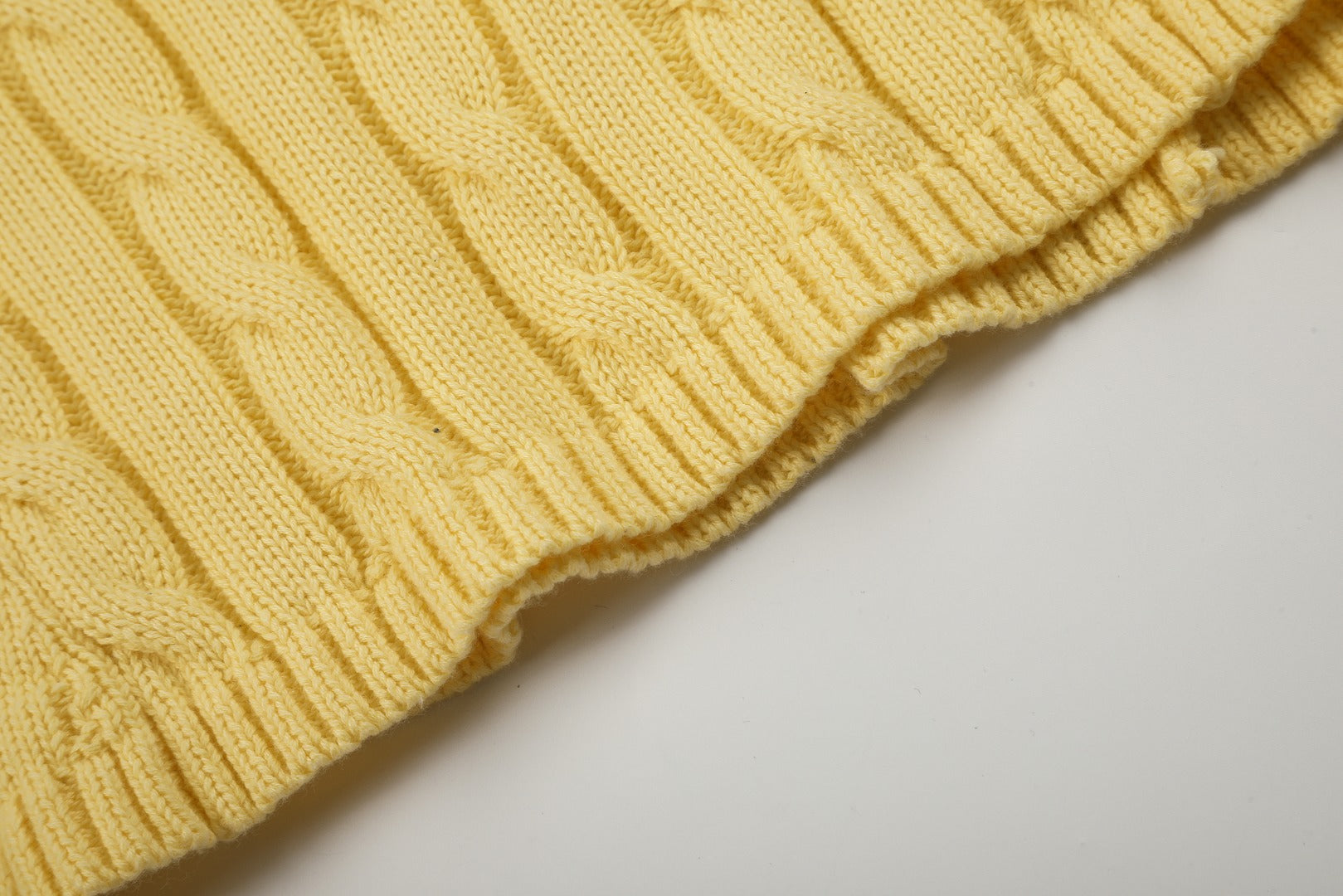 Ralph Lauren Cable-Knit Cotton Short-Sleeve Dress