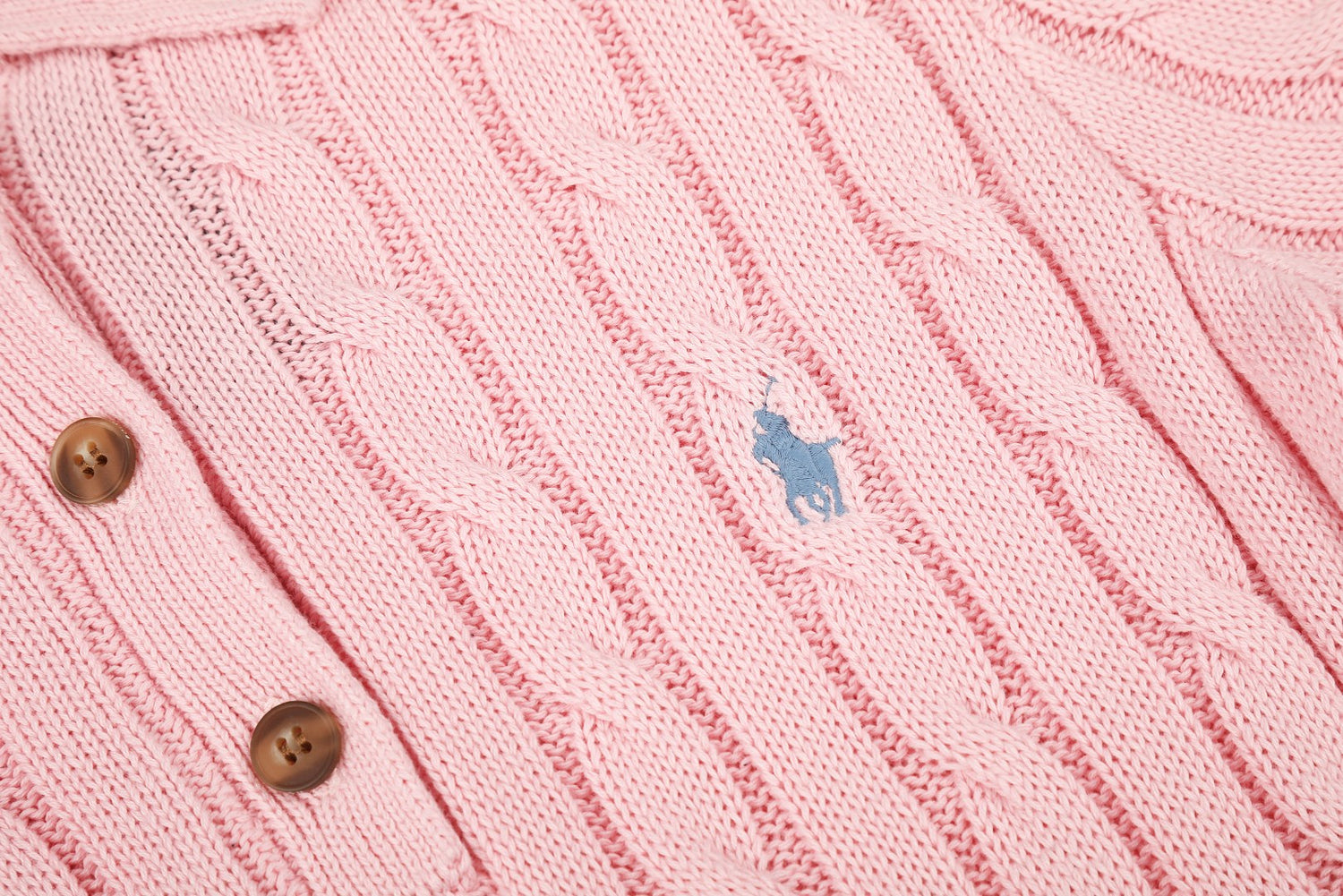 Ralph Lauren Cable-Knit Cotton Short-Sleeve Dress