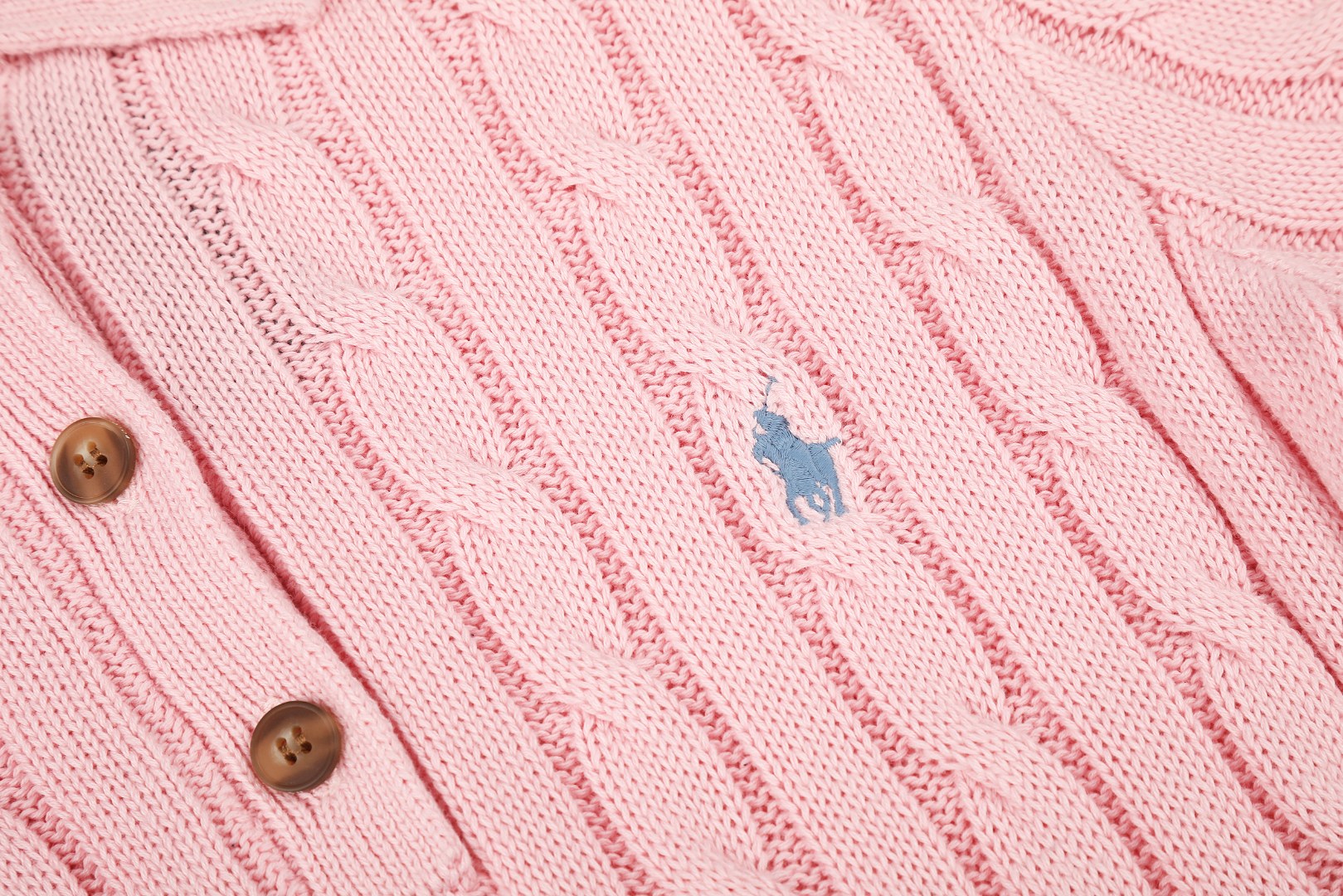 Ralph Lauren Cable-Knit Cotton Short-Sleeve Dress