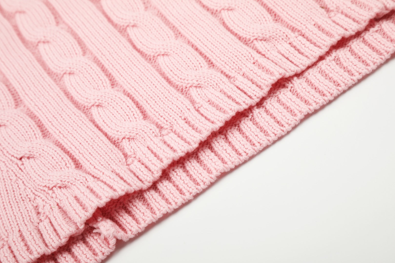 Ralph Lauren Cable-Knit Cotton Short-Sleeve Dress