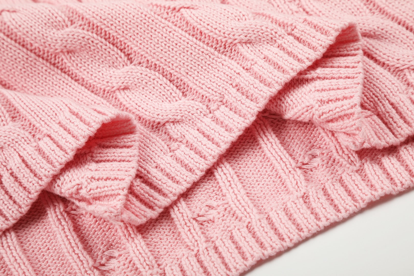 Ralph Lauren Cable-Knit Cotton Short-Sleeve Dress