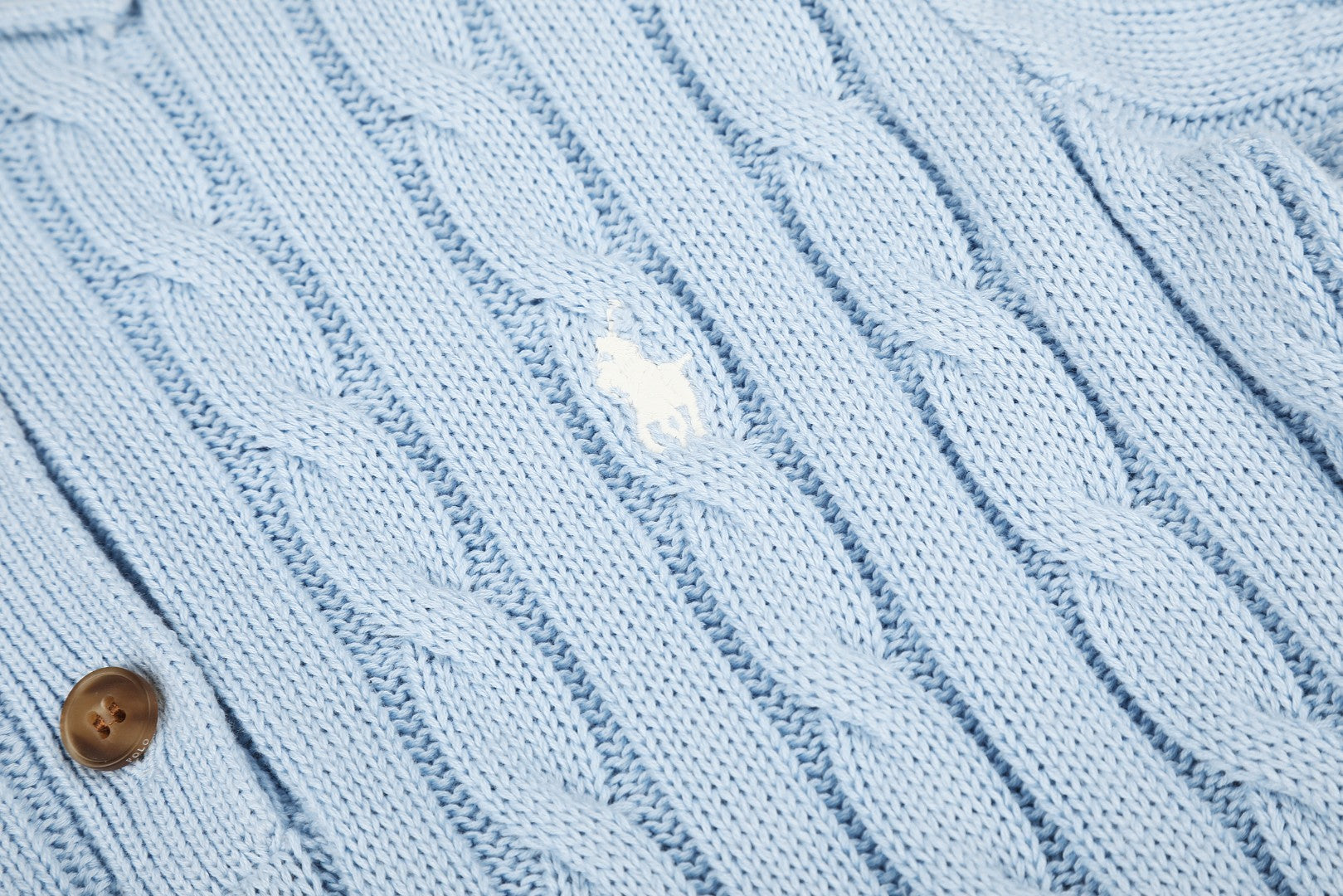 Ralph Lauren Cable-Knit Cotton Short-Sleeve Dress