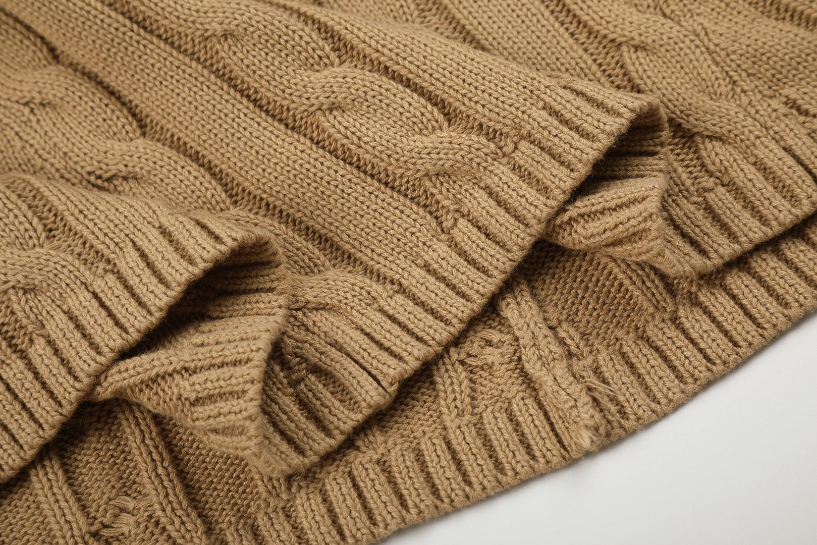 Ralph Lauren Cable-Knit Cotton Short-Sleeve Dress