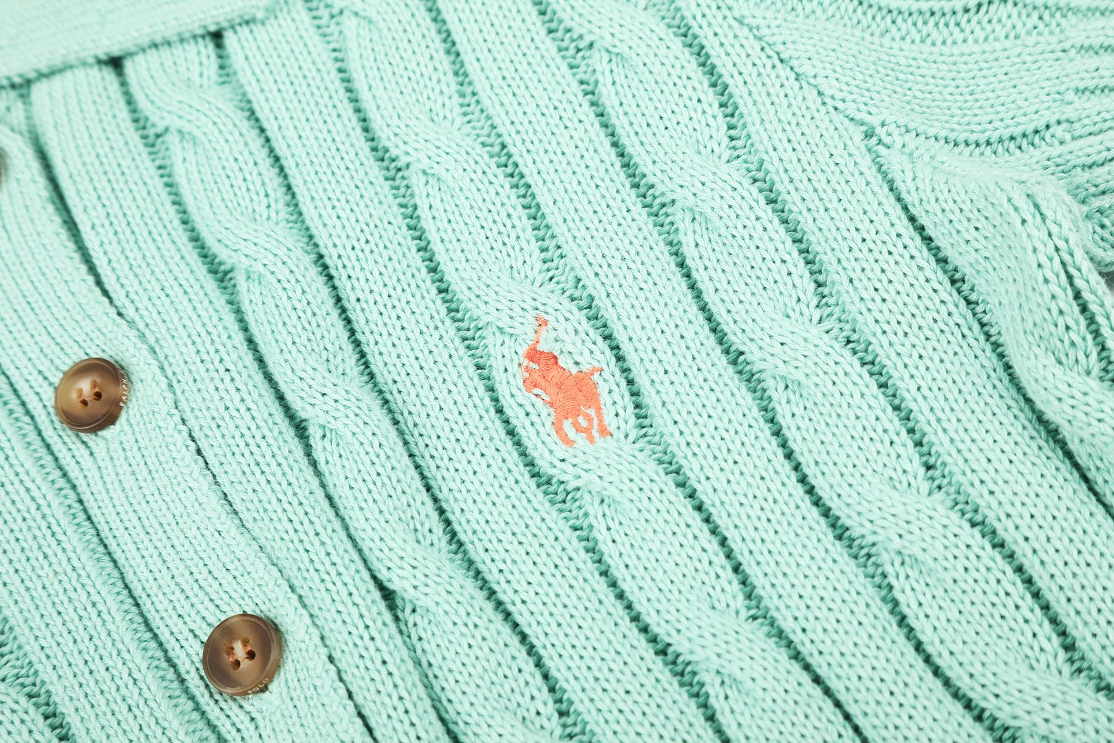 Ralph Lauren Cable-Knit Cotton Short-Sleeve Dress