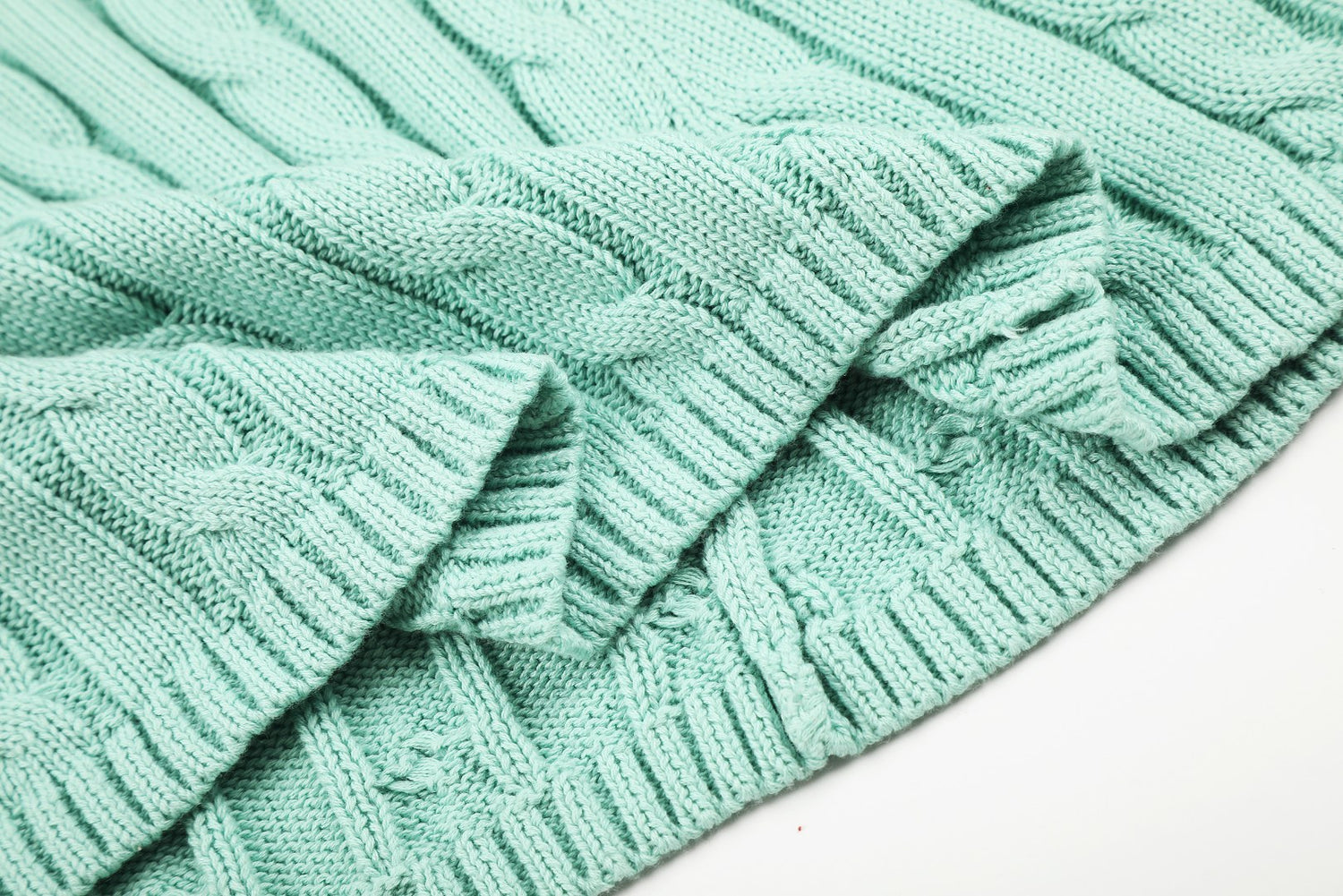 Ralph Lauren Cable-Knit Cotton Short-Sleeve Dress