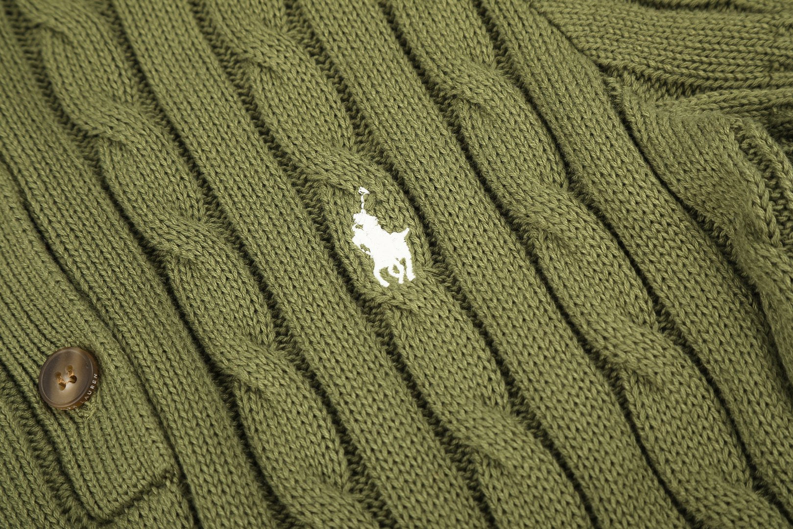 Ralph Lauren Cable-Knit Cotton Short-Sleeve Dress
