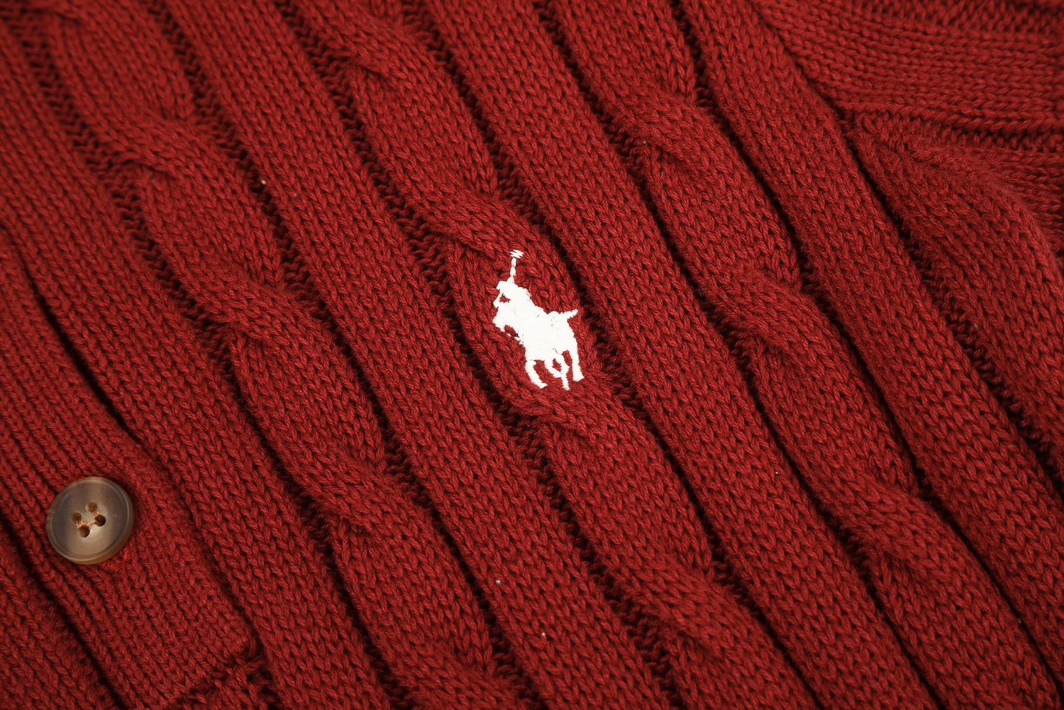 Ralph Lauren Cable-Knit Cotton Short-Sleeve Dress