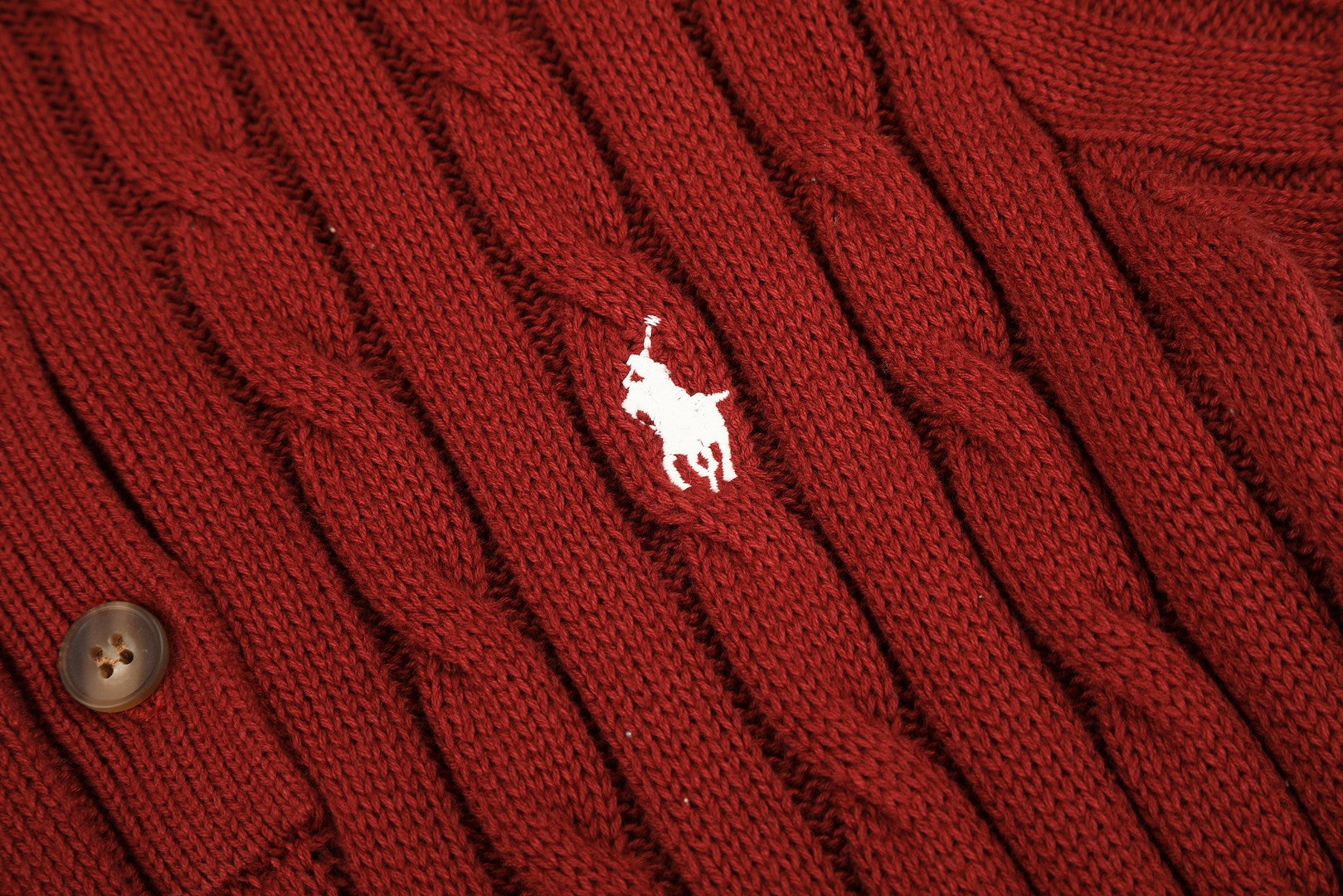 Ralph Lauren Cable-Knit Cotton Short-Sleeve Dress