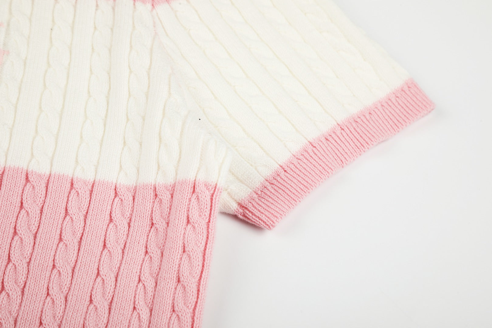 Ralph Lauren Striped Knit Top & Pleated Skirt Set