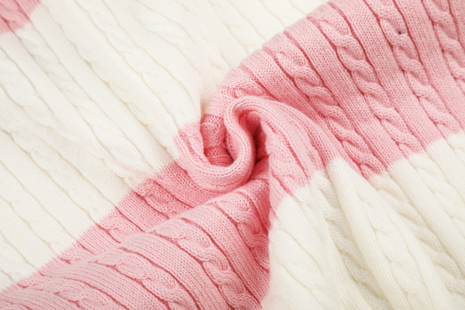 Ralph Lauren Striped Knit Top & Pleated Skirt Set