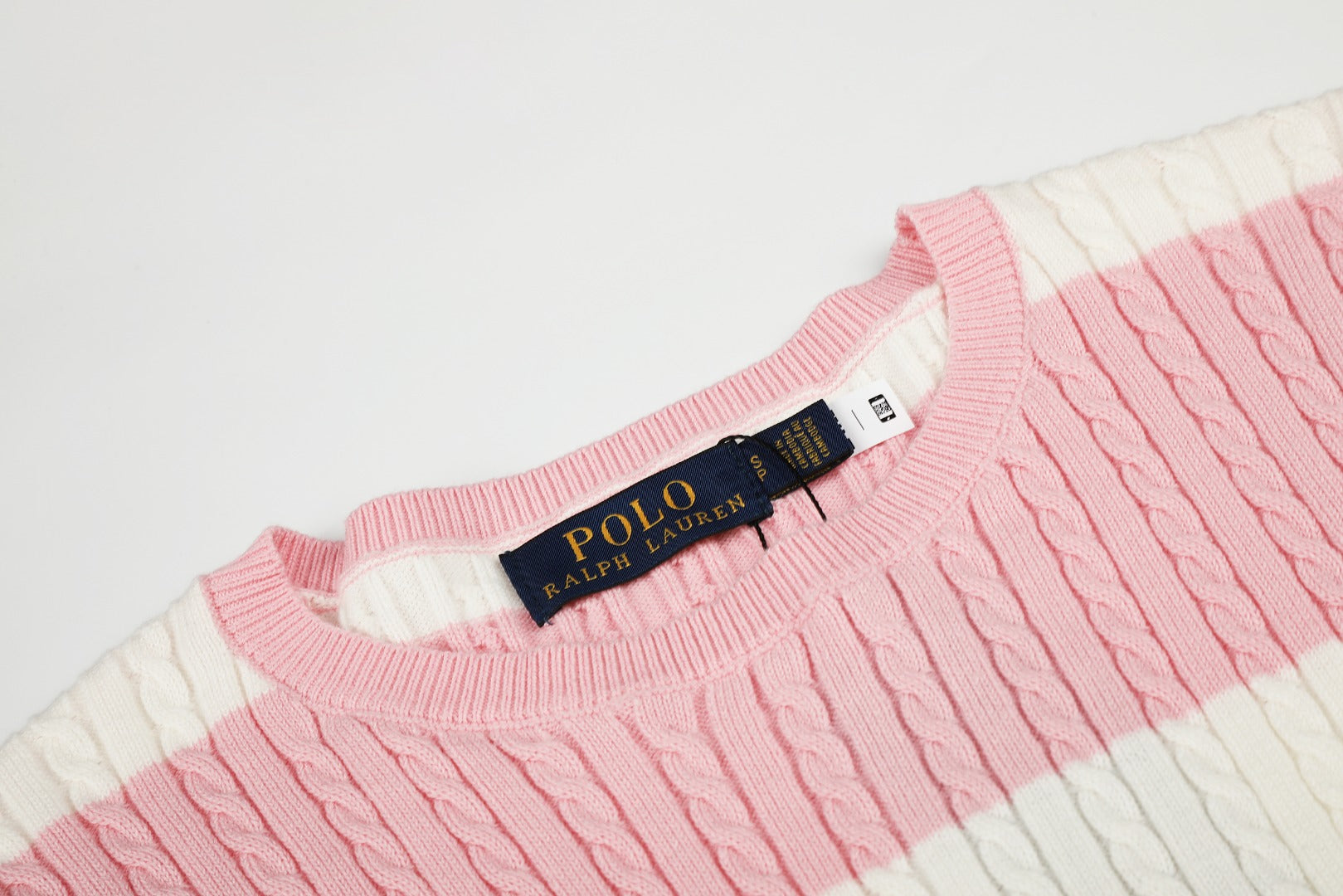 Ralph Lauren Striped Knit Top & Pleated Skirt Set