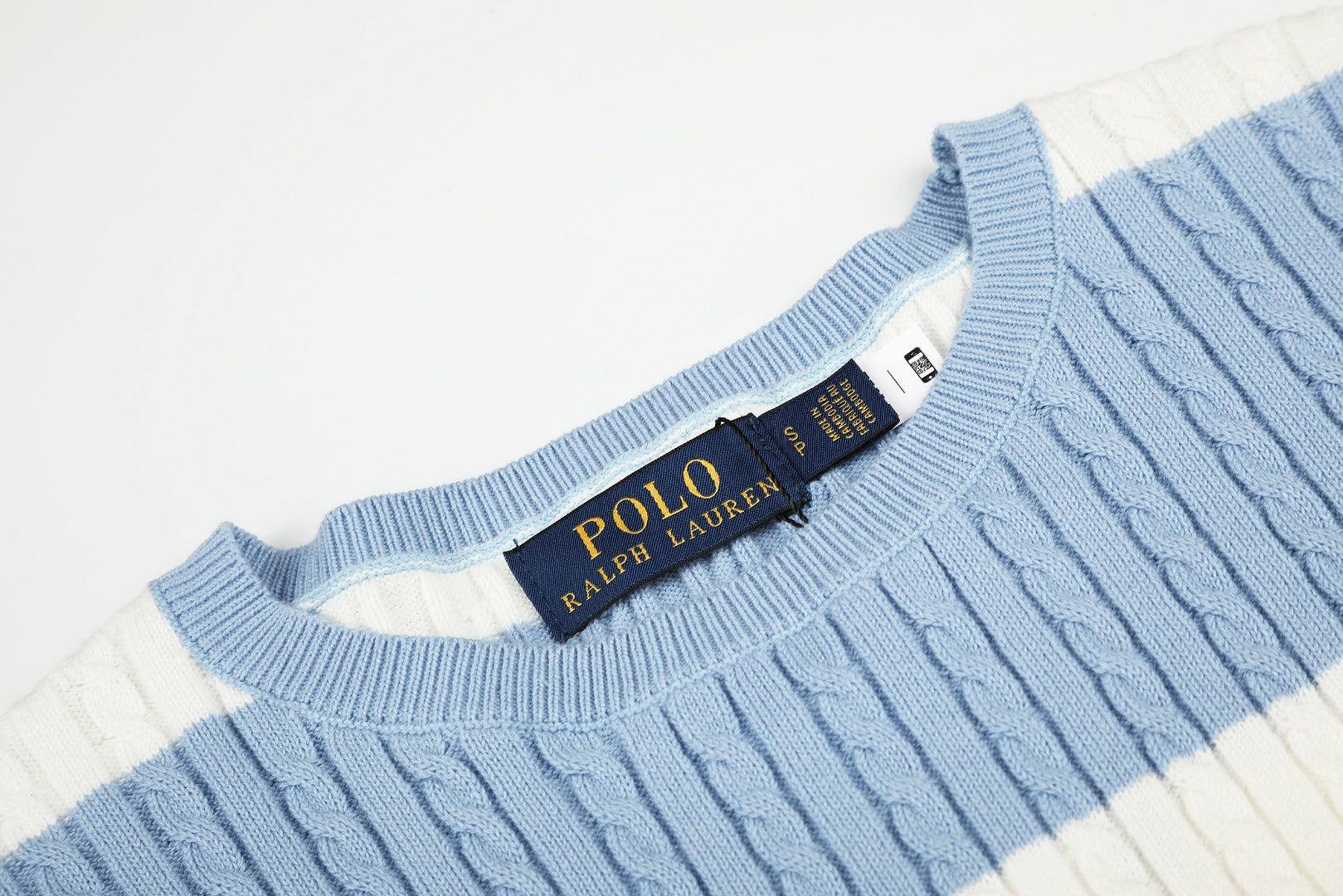 Ralph Lauren Striped Knit Top & Pleated Skirt Set