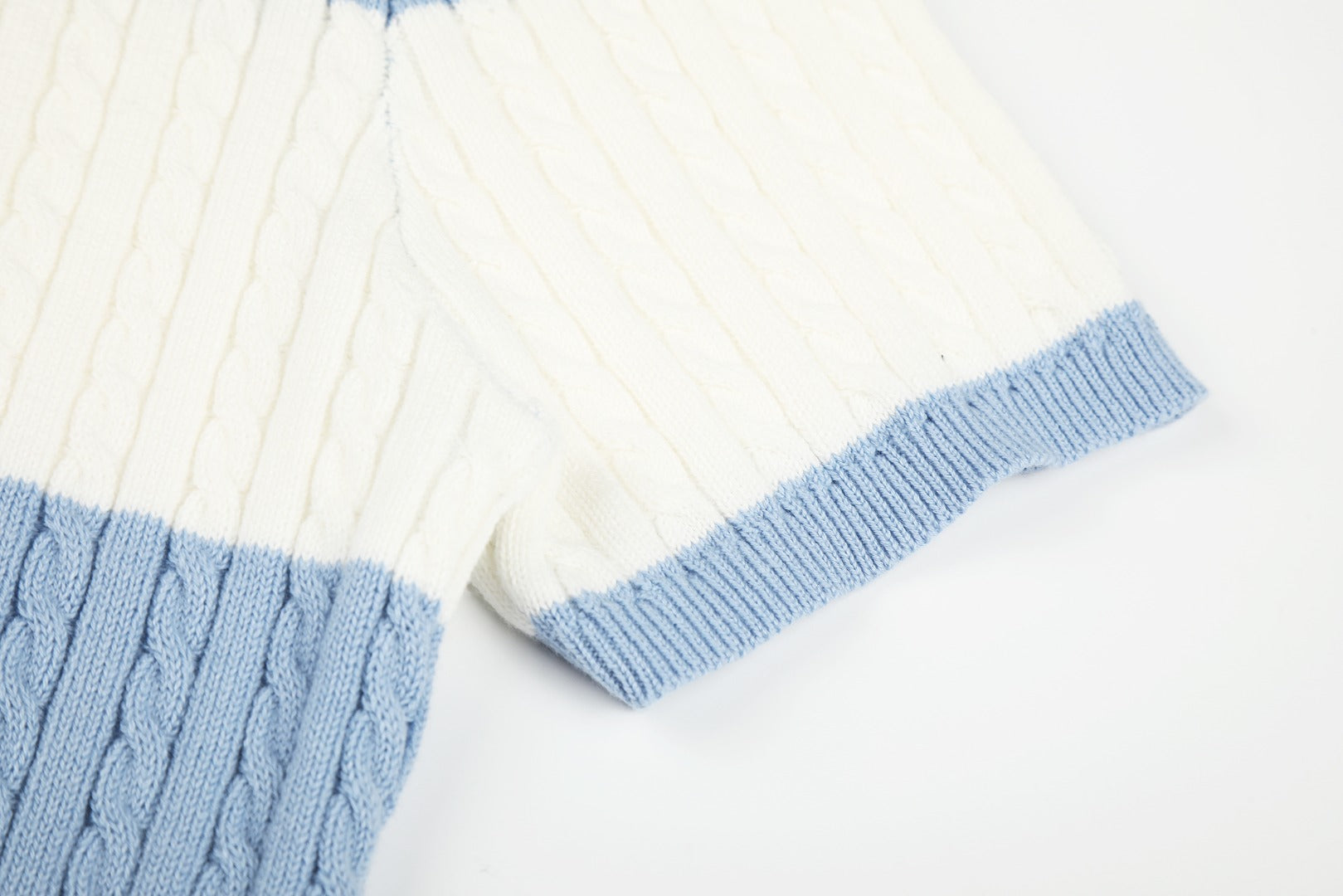 Ralph Lauren Striped Knit Top & Pleated Skirt Set