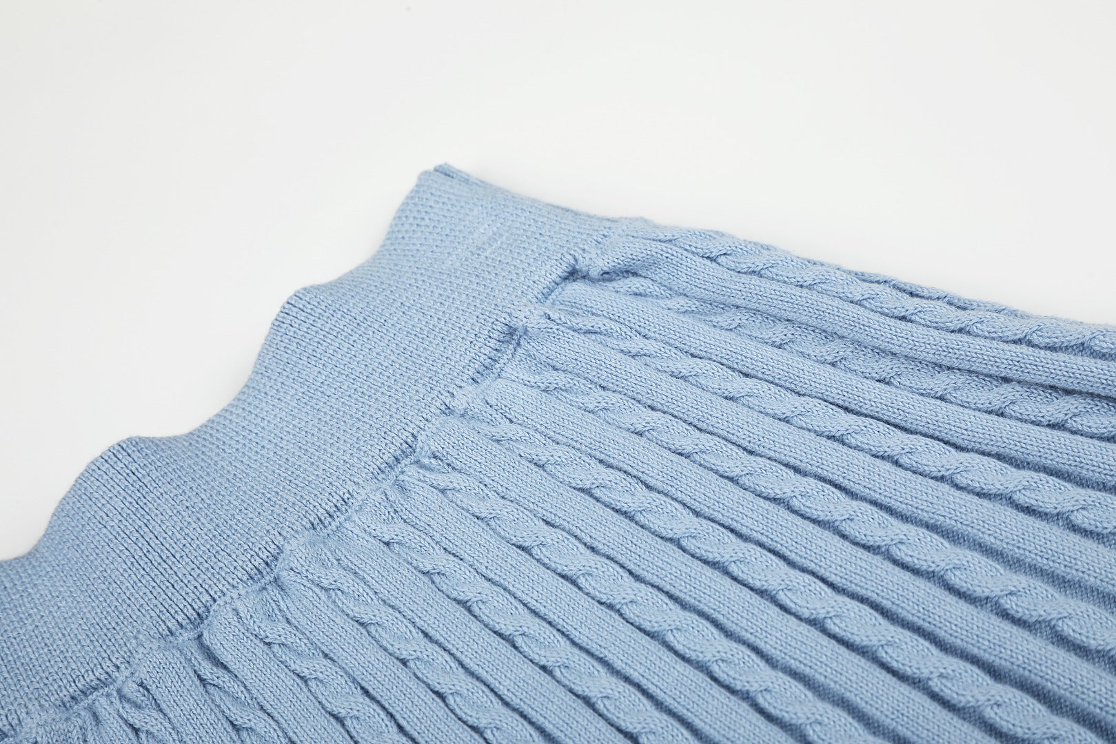 Ralph Lauren Striped Knit Top & Pleated Skirt Set