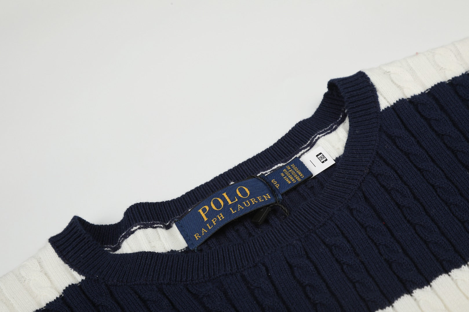Ralph Lauren Striped Knit Top & Pleated Skirt Set
