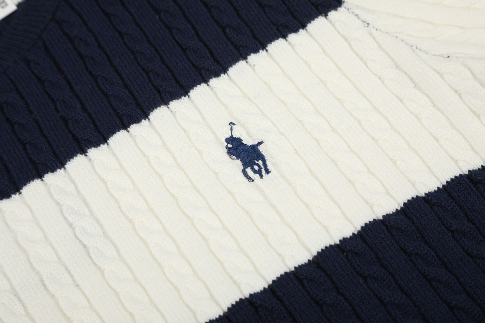 Ralph Lauren Striped Knit Top & Pleated Skirt Set