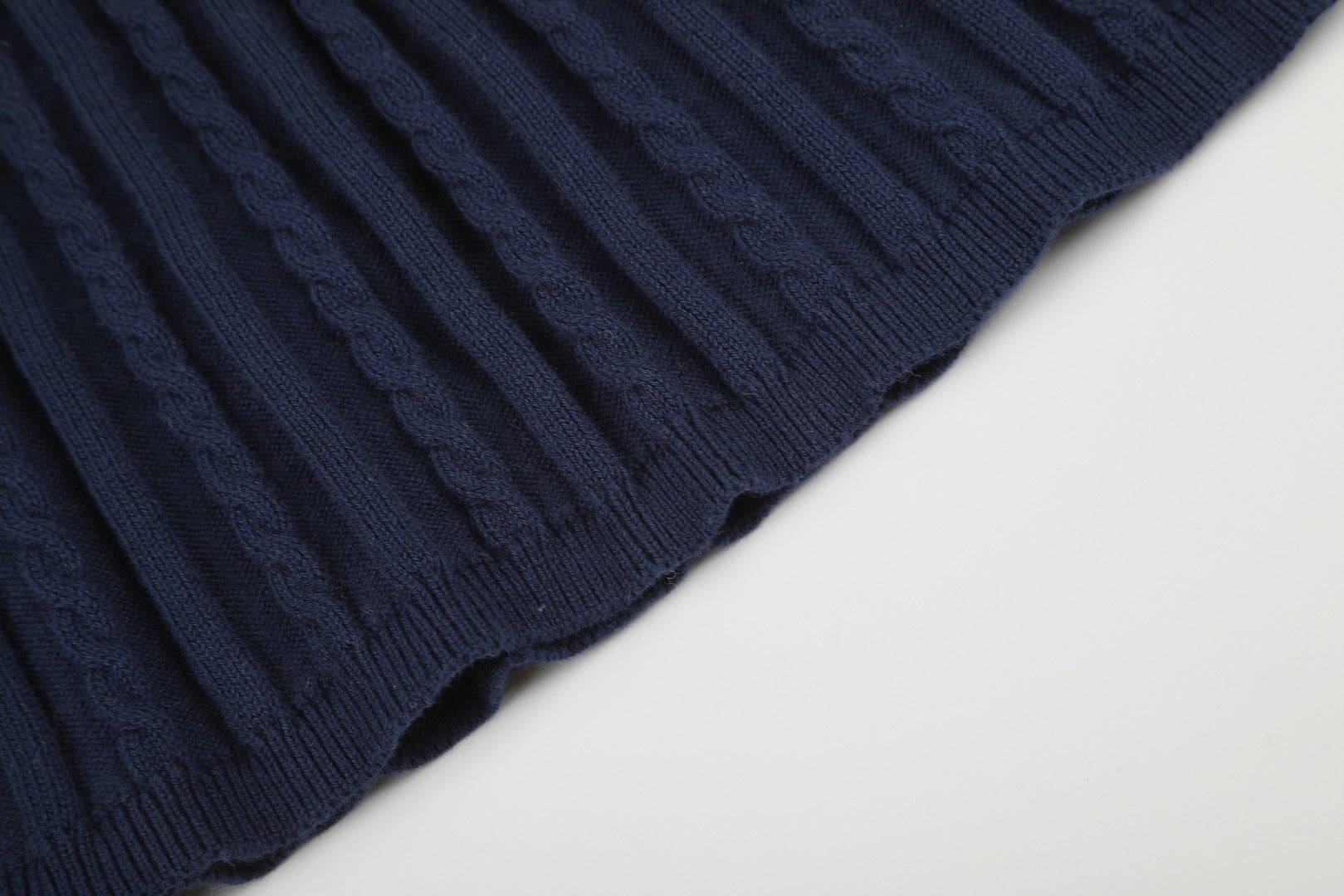 Ralph Lauren Striped Knit Top & Pleated Skirt Set