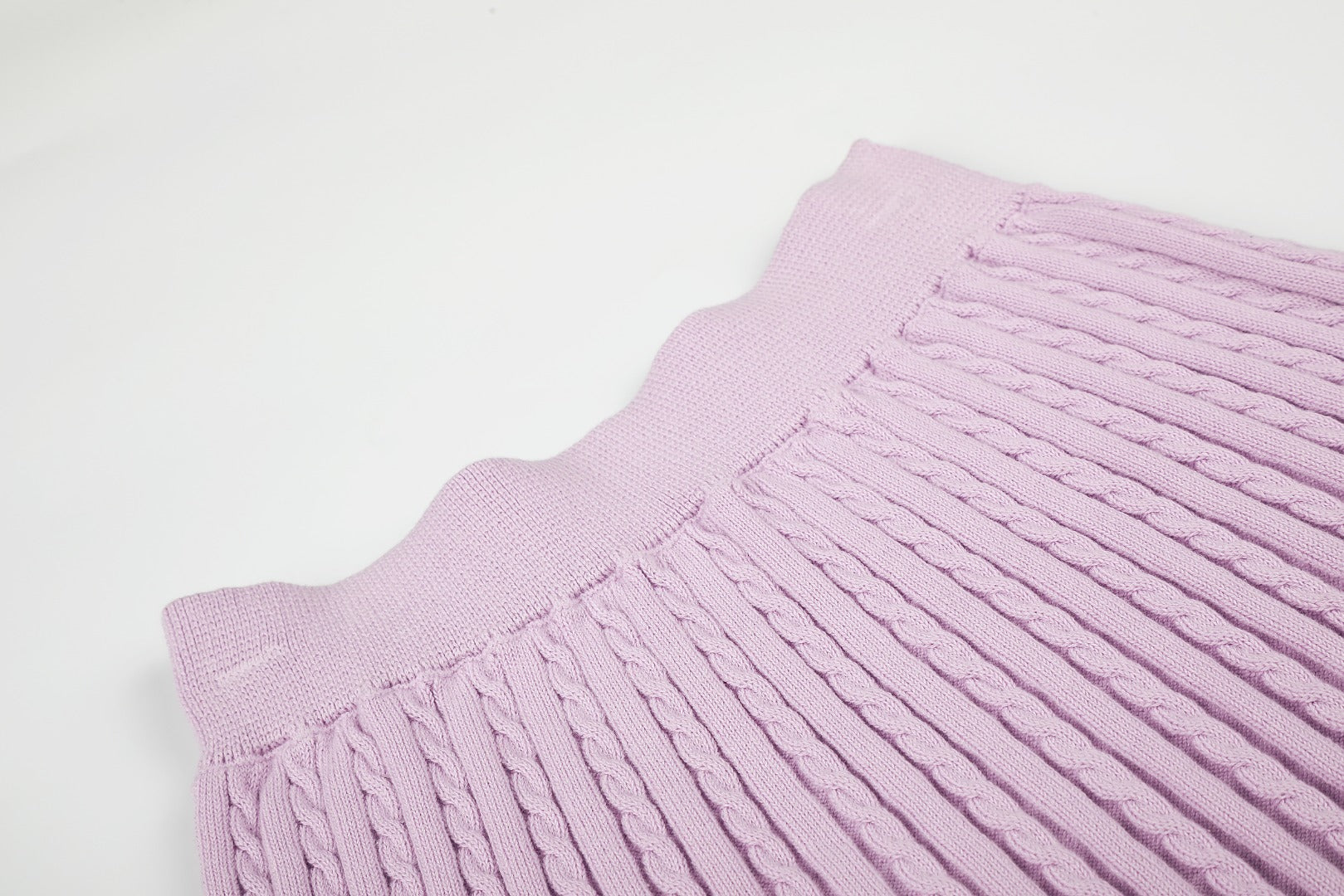Ralph Lauren Striped Knit Top & Pleated Skirt Set