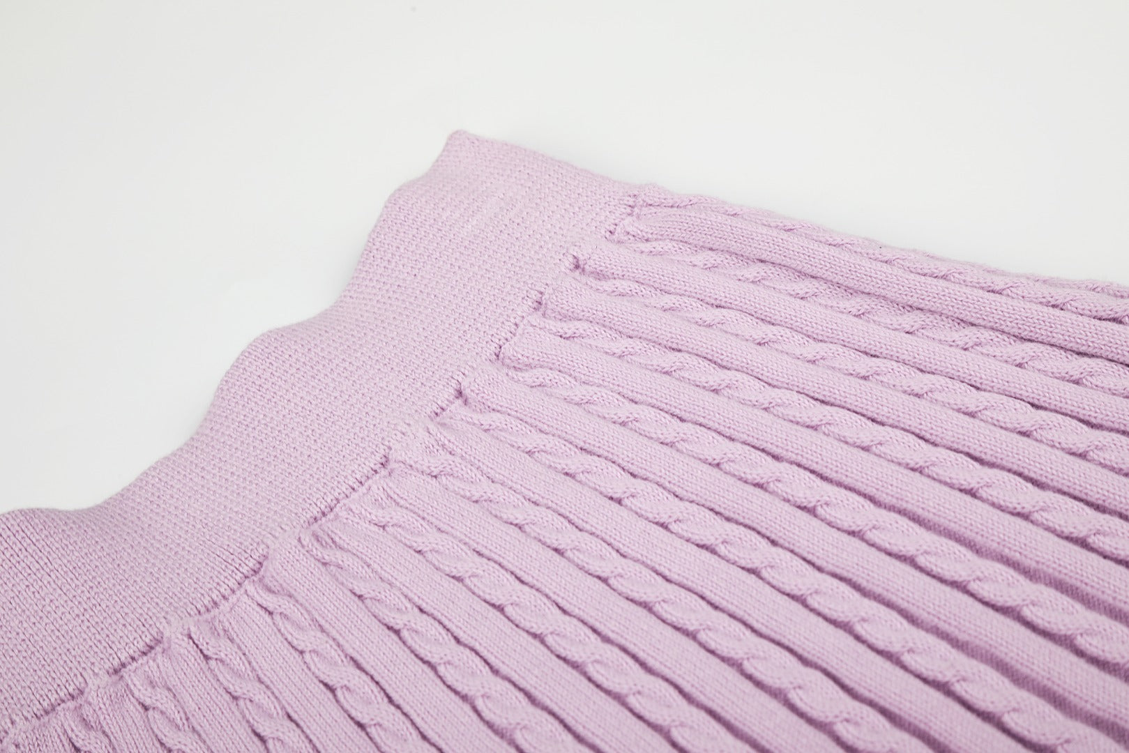 Ralph Lauren Striped Knit Top & Pleated Skirt Set