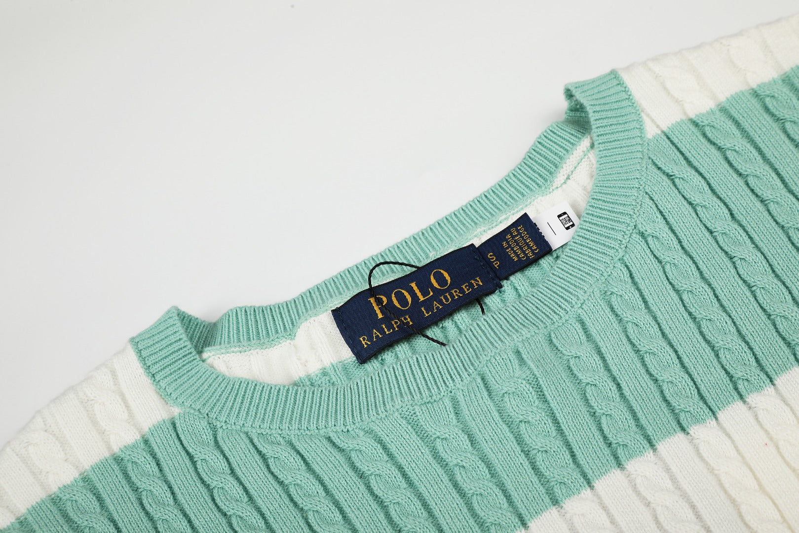 Ralph Lauren Striped Knit Top & Pleated Skirt Set