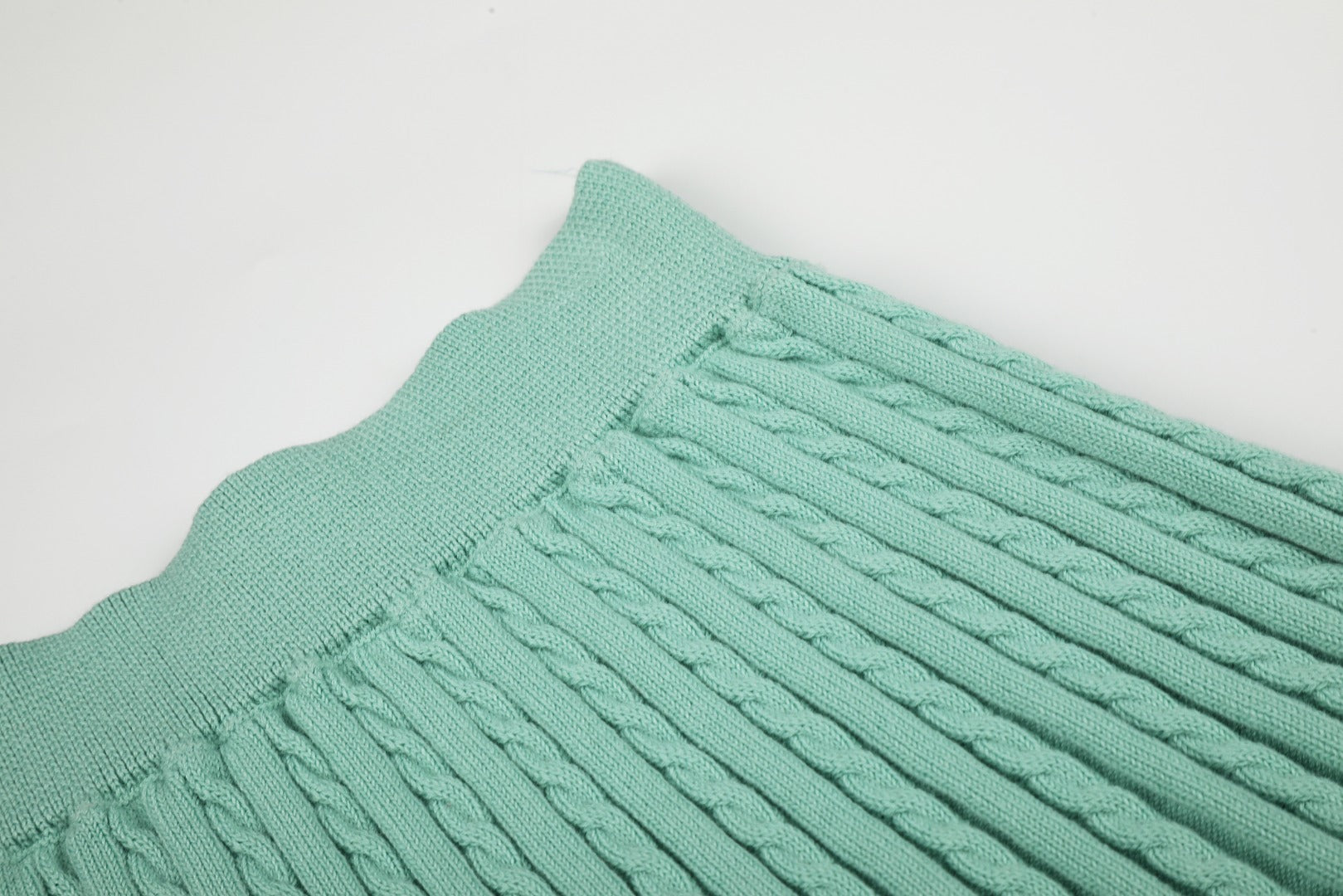 Ralph Lauren Striped Knit Top & Pleated Skirt Set