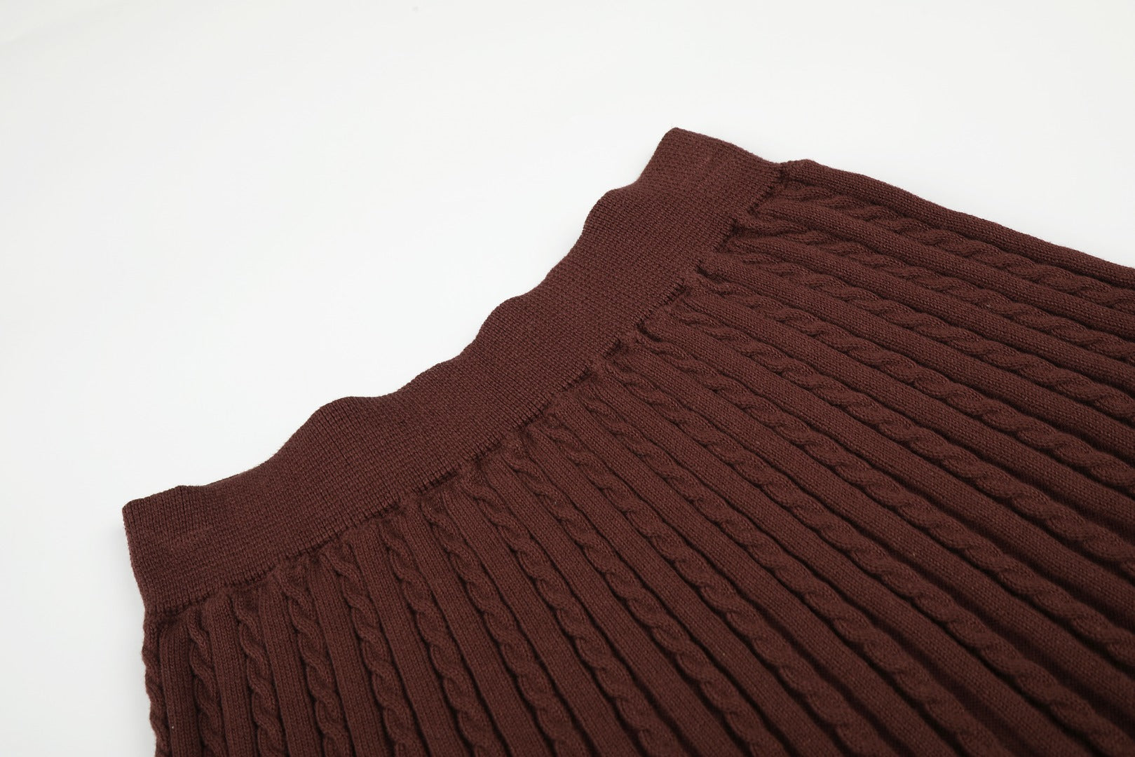Ralph Lauren Striped Knit Top & Pleated Skirt Set