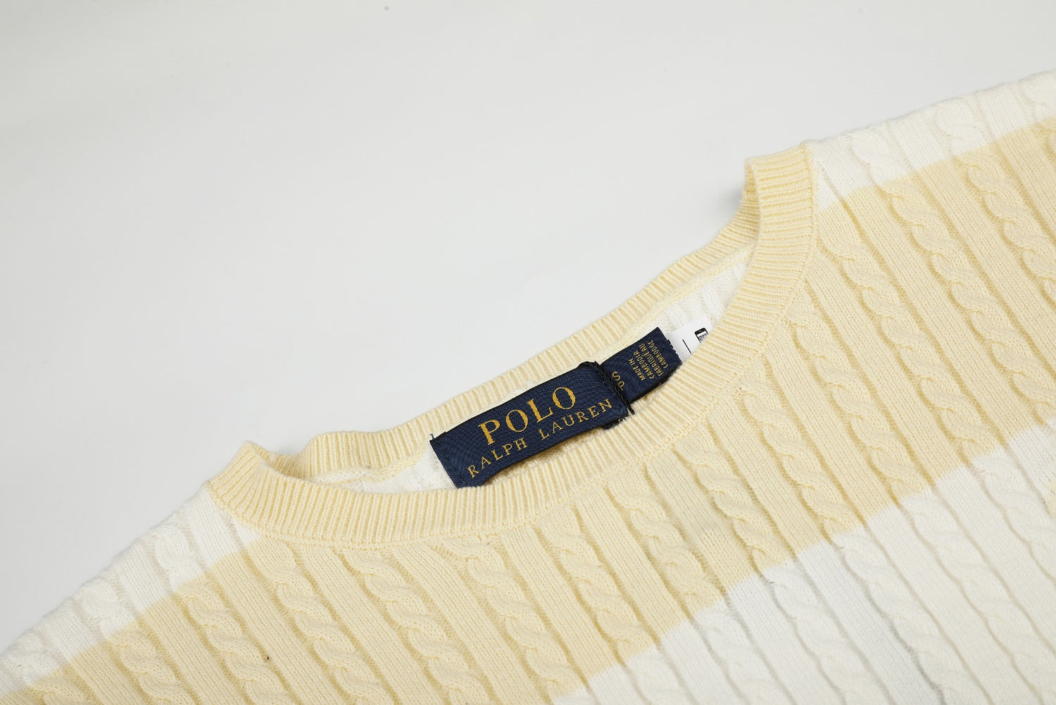 Ralph Lauren Striped Knit Top & Pleated Skirt Set