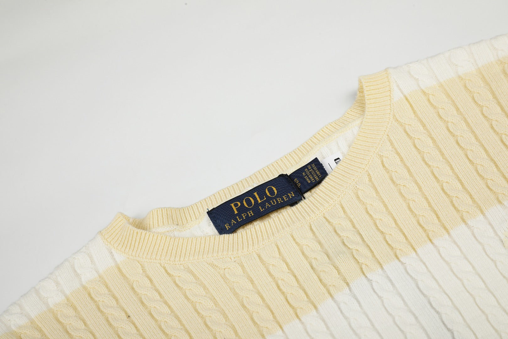 Ralph Lauren Striped Knit Top & Pleated Skirt Set