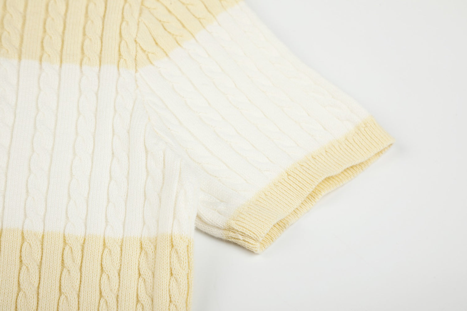 Ralph Lauren Striped Knit Top & Pleated Skirt Set