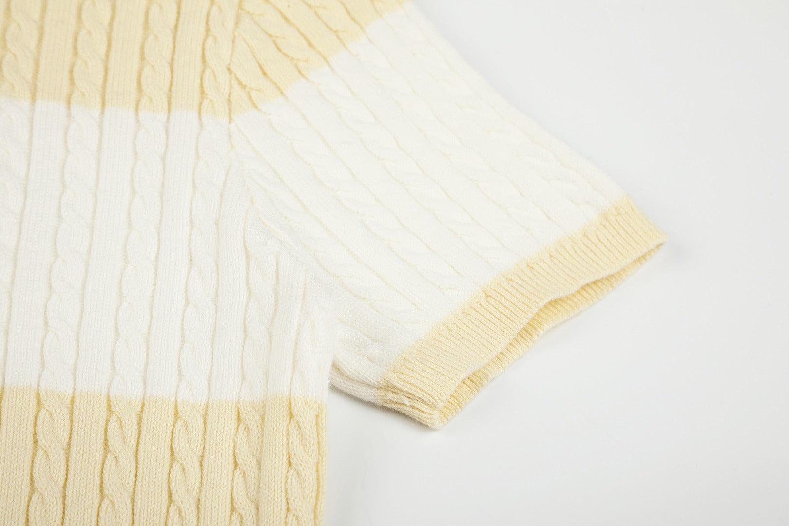 Ralph Lauren Striped Knit Top & Pleated Skirt Set