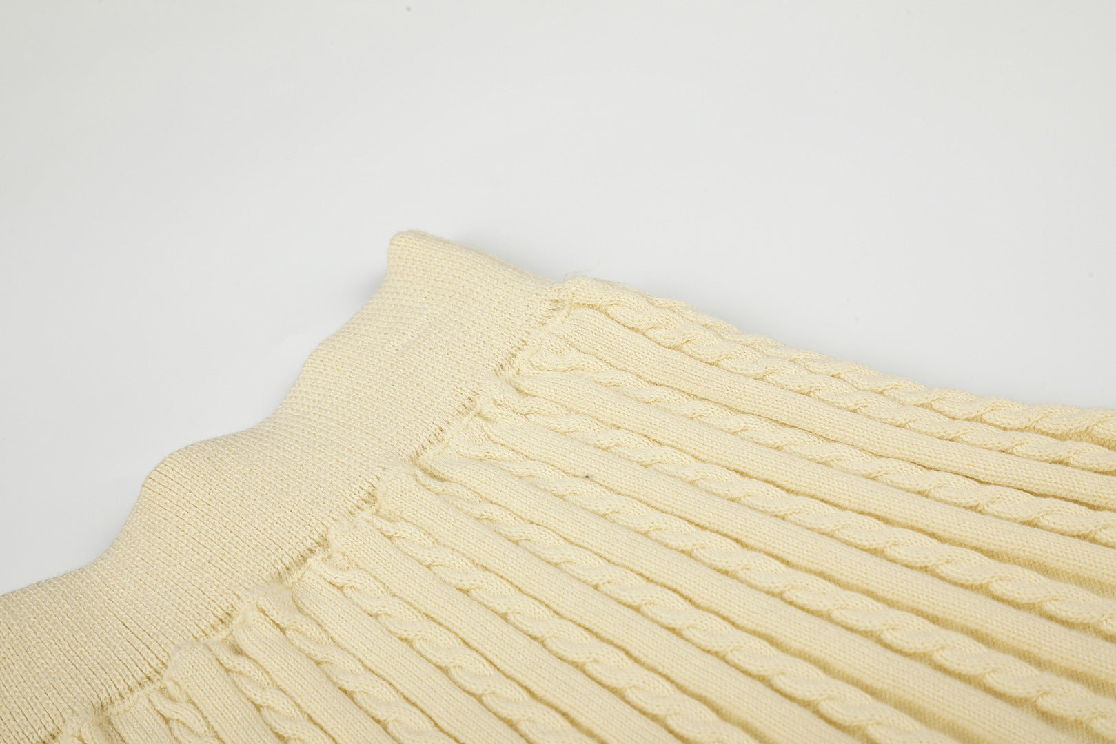 Ralph Lauren Striped Knit Top & Pleated Skirt Set