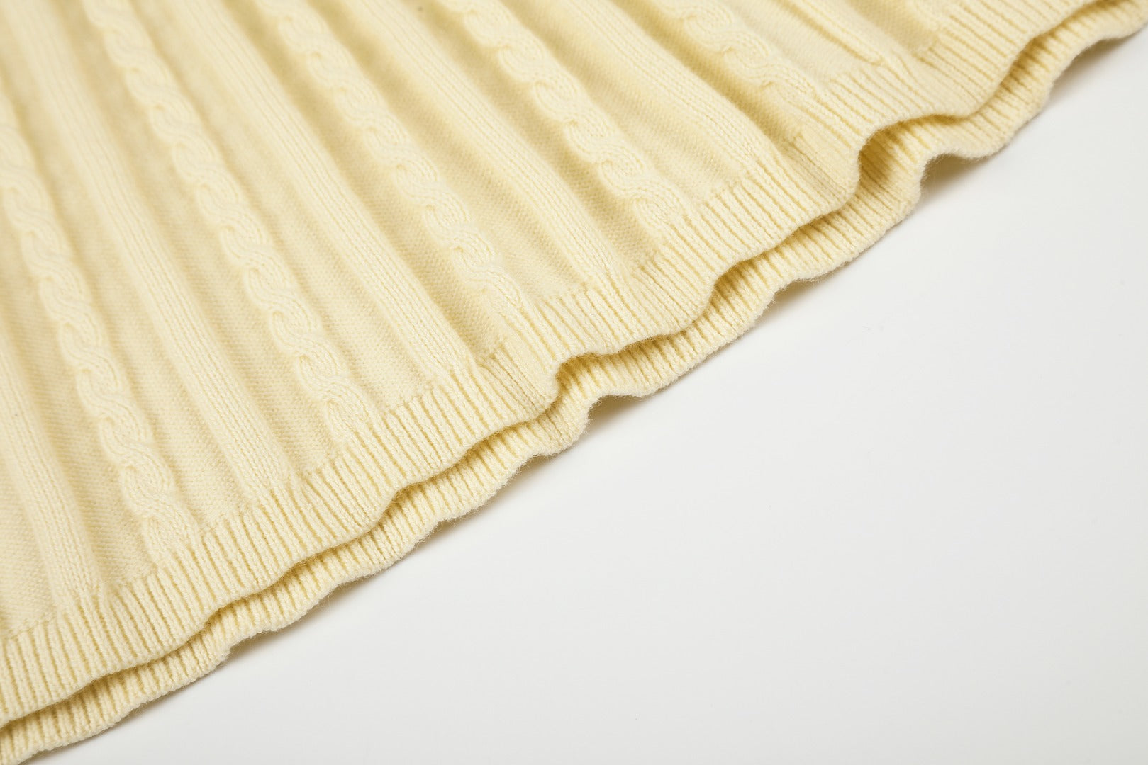 Ralph Lauren Striped Knit Top & Pleated Skirt Set