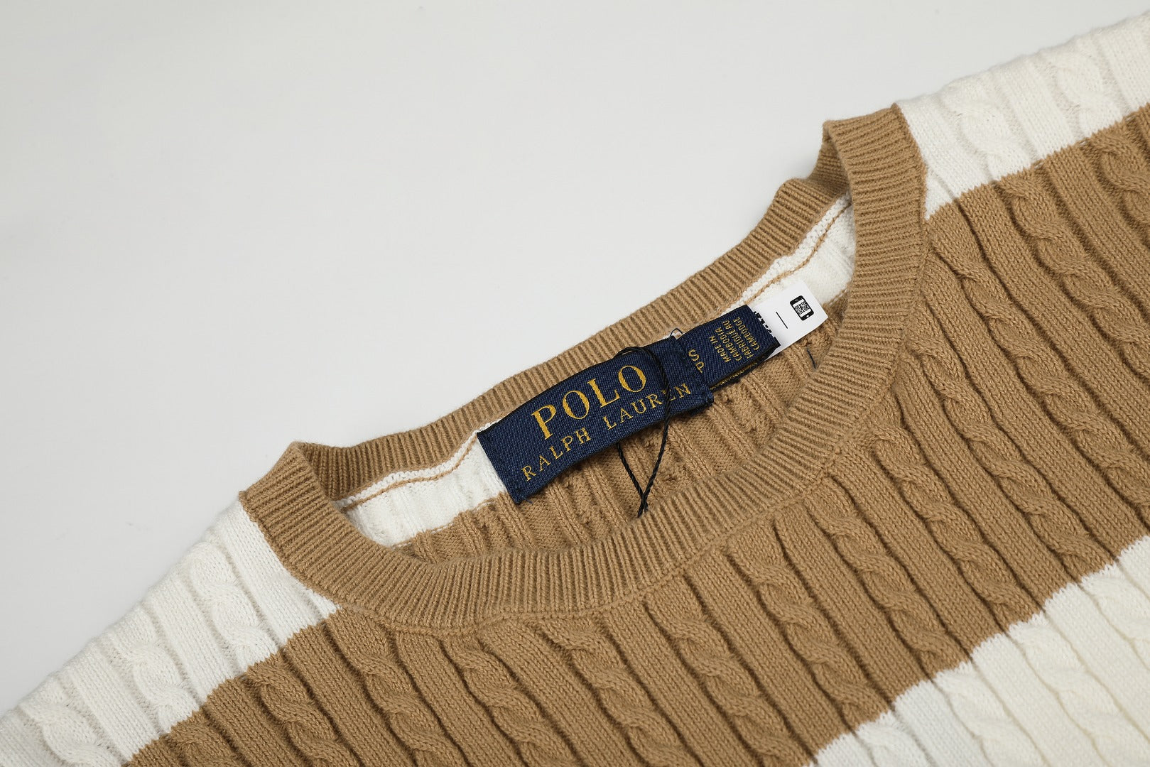 Ralph Lauren Striped Knit Top & Pleated Skirt Set