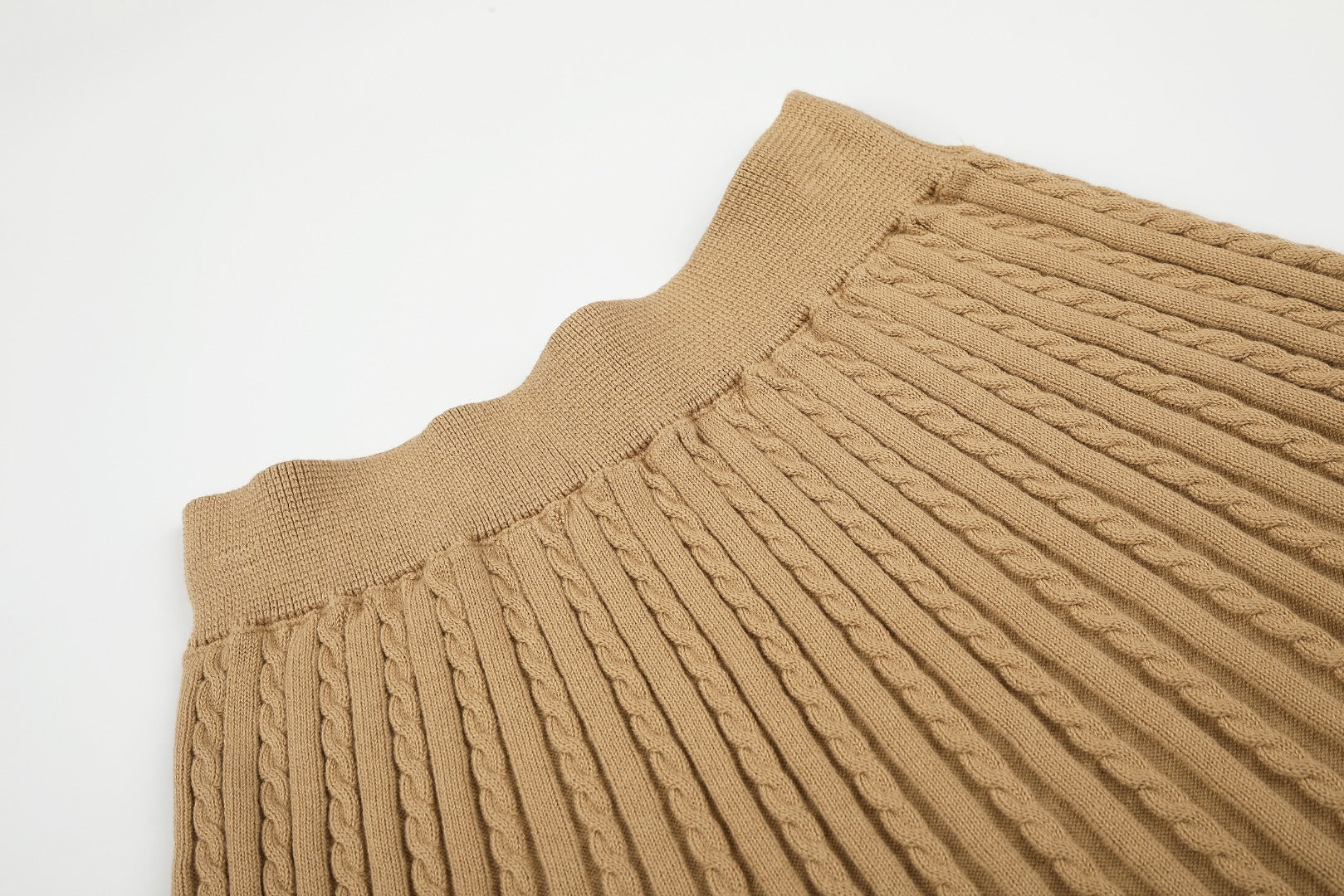 Ralph Lauren Striped Knit Top & Pleated Skirt Set