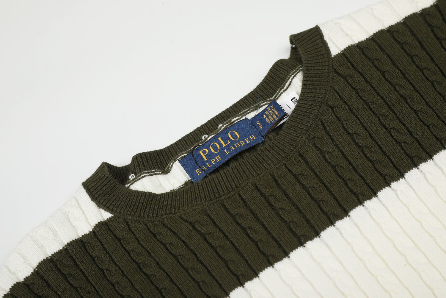 Ralph Lauren Striped Knit Top & Pleated Skirt Set