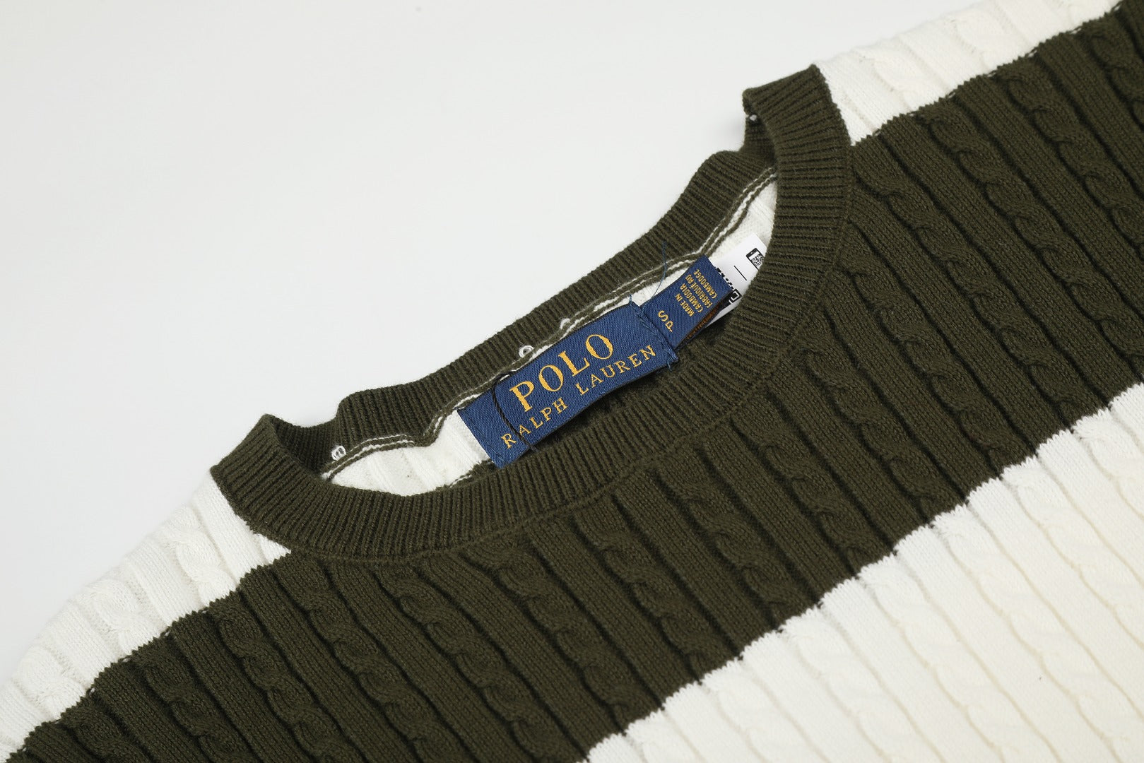 Ralph Lauren Striped Knit Top & Pleated Skirt Set